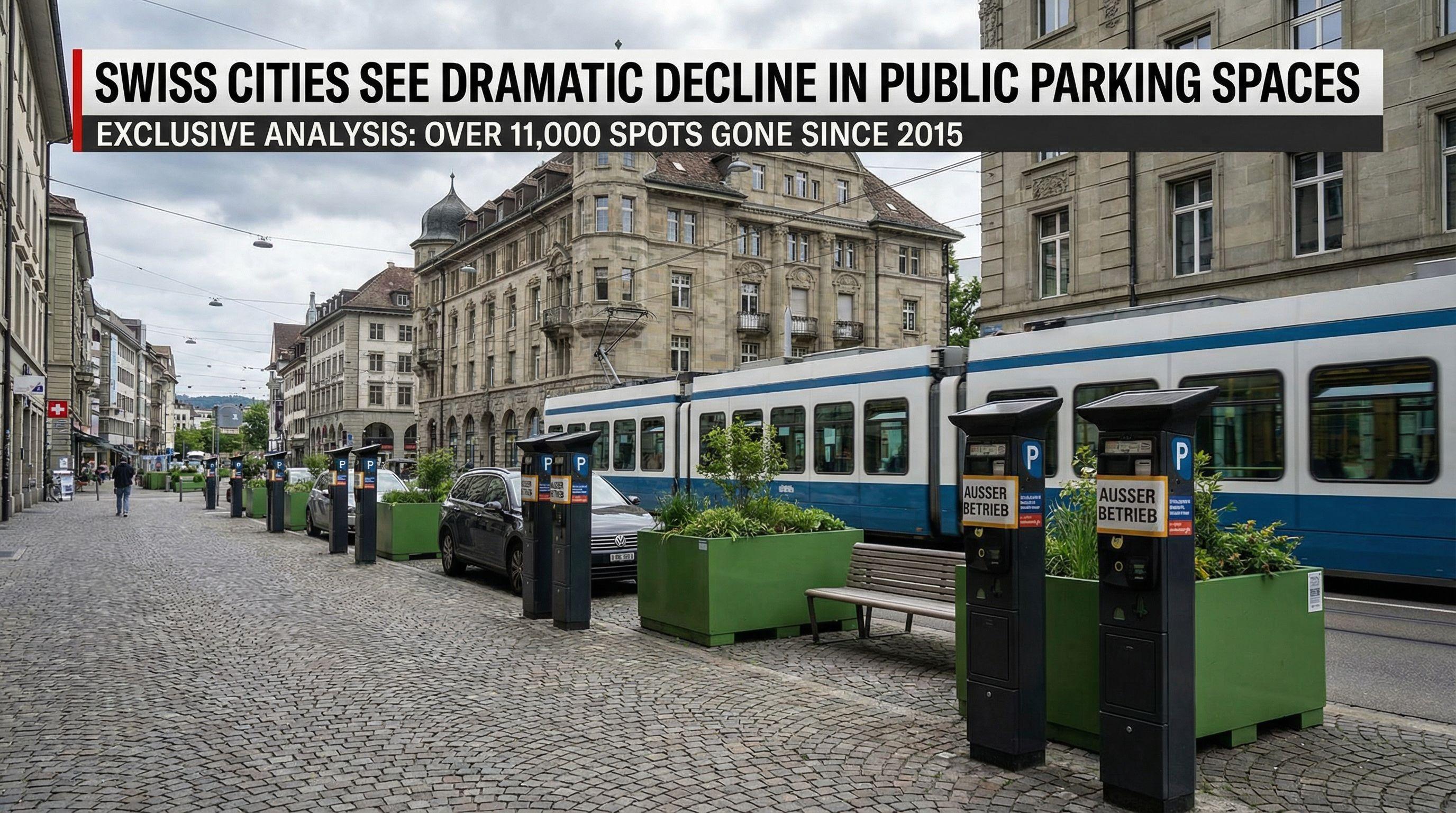 Swiss Cities See Dramatic Decline in Public Parking Spaces
