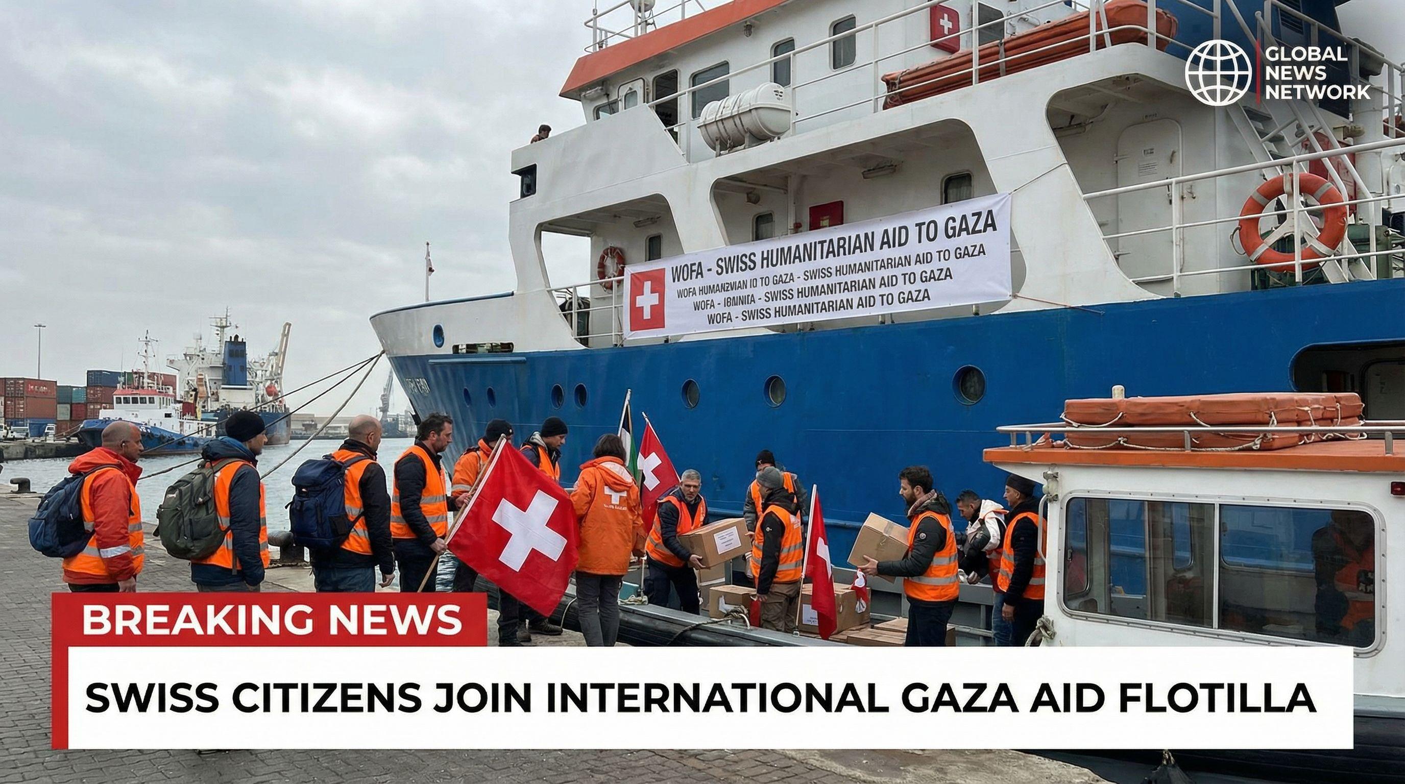 Swiss Citizens Join International Gaza Aid Flotilla