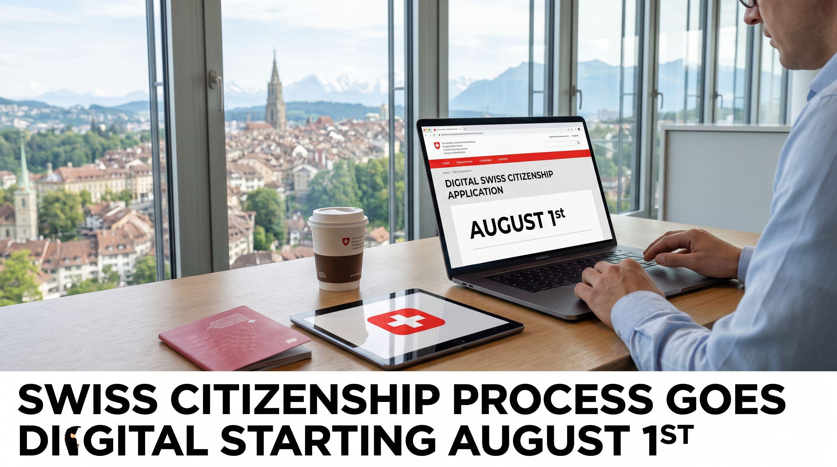 Swiss Citizenship Process Goes Digital Starting August 1st