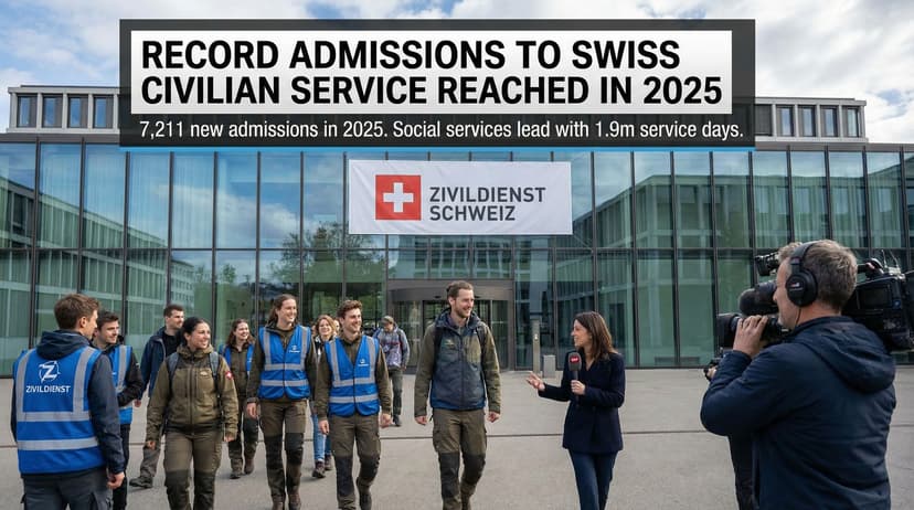 Record Admissions to Swiss Civilian Service Reached in 2025