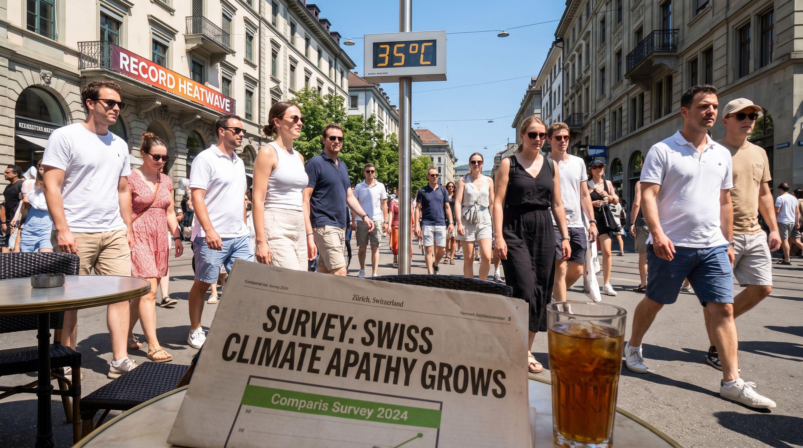 Survey Reveals Growing Swiss Apathy Towards Climate Change Despite Record Heat
