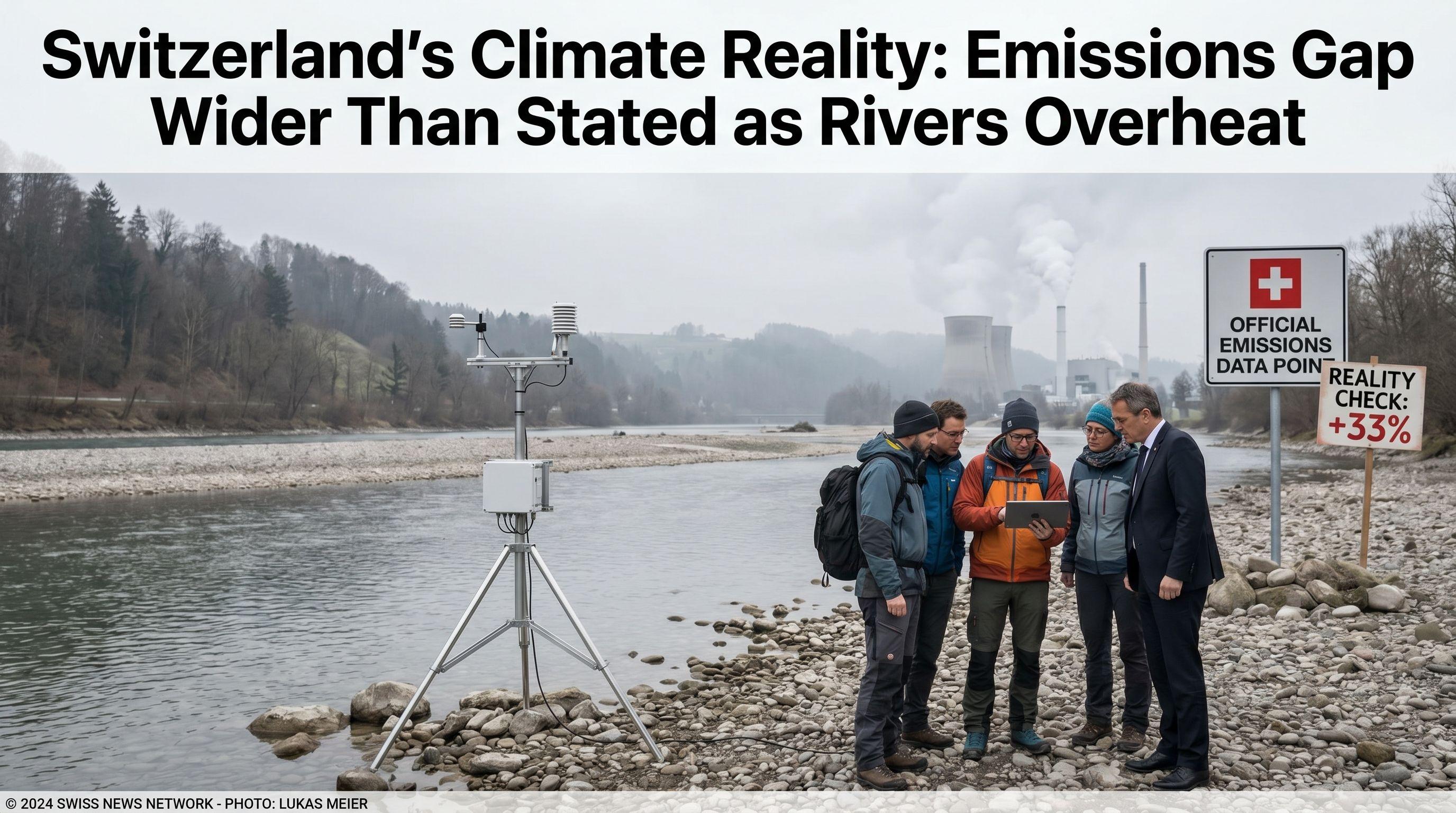 Switzerland's Climate Reality: Emissions Gap Wider Than Stated as Rivers Overheat