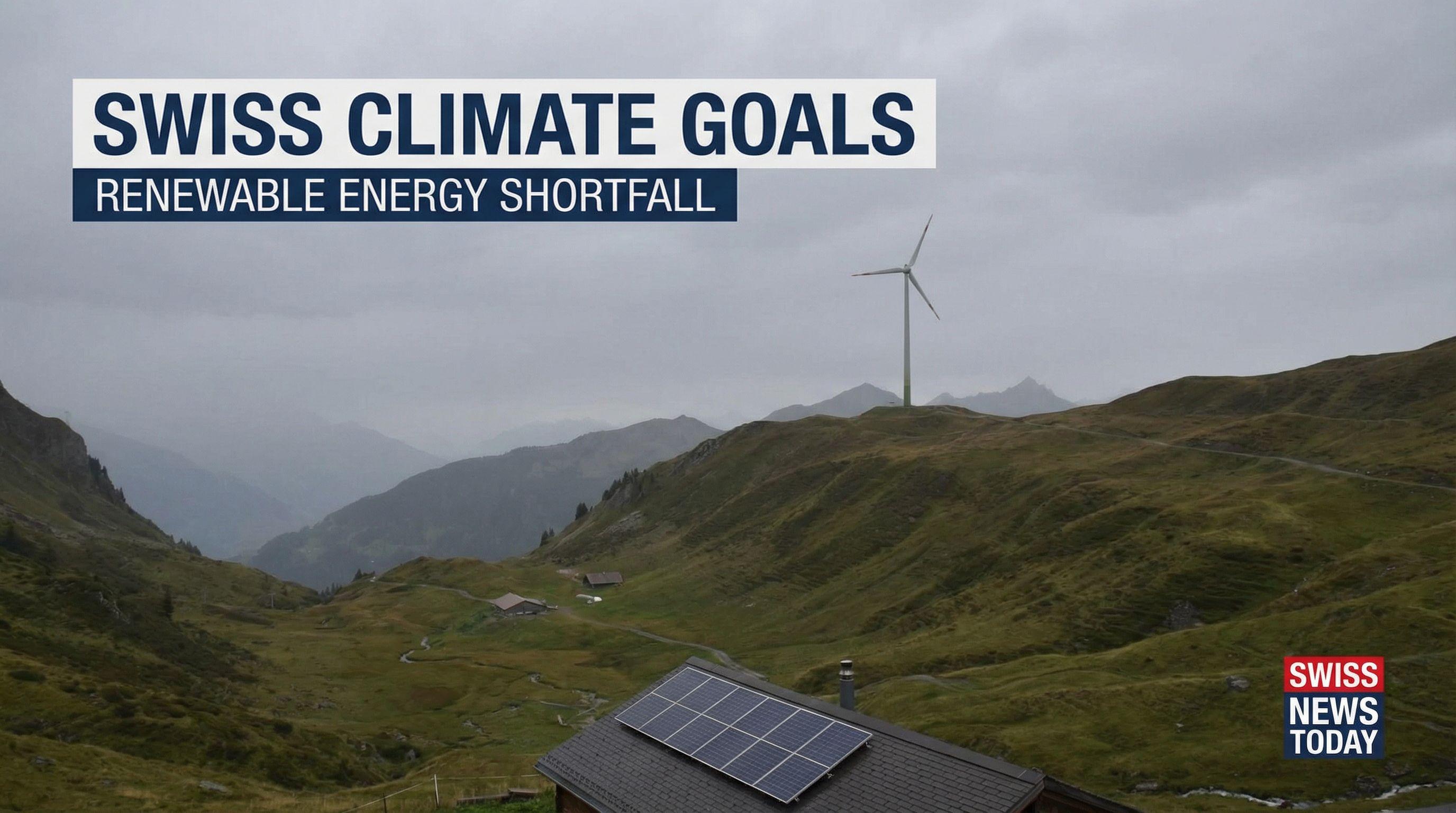 Swiss Climate Goals Face Renewable Energy Shortfall