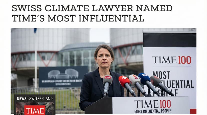 Swiss Climate Lawyer Named TIME's Most Influential