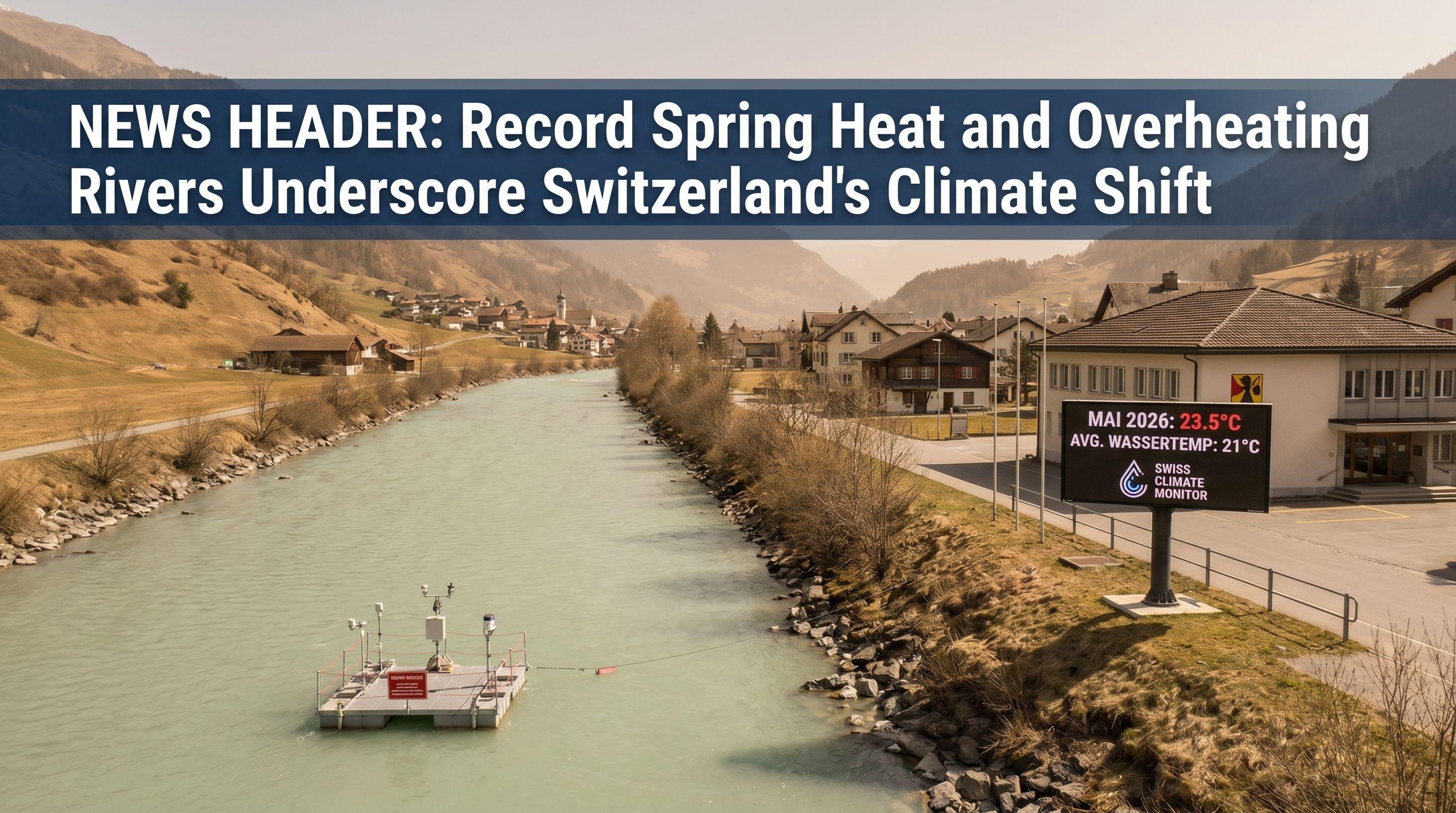 Record Spring Heat and Overheating Rivers Underscore Switzerland's Climate Shift