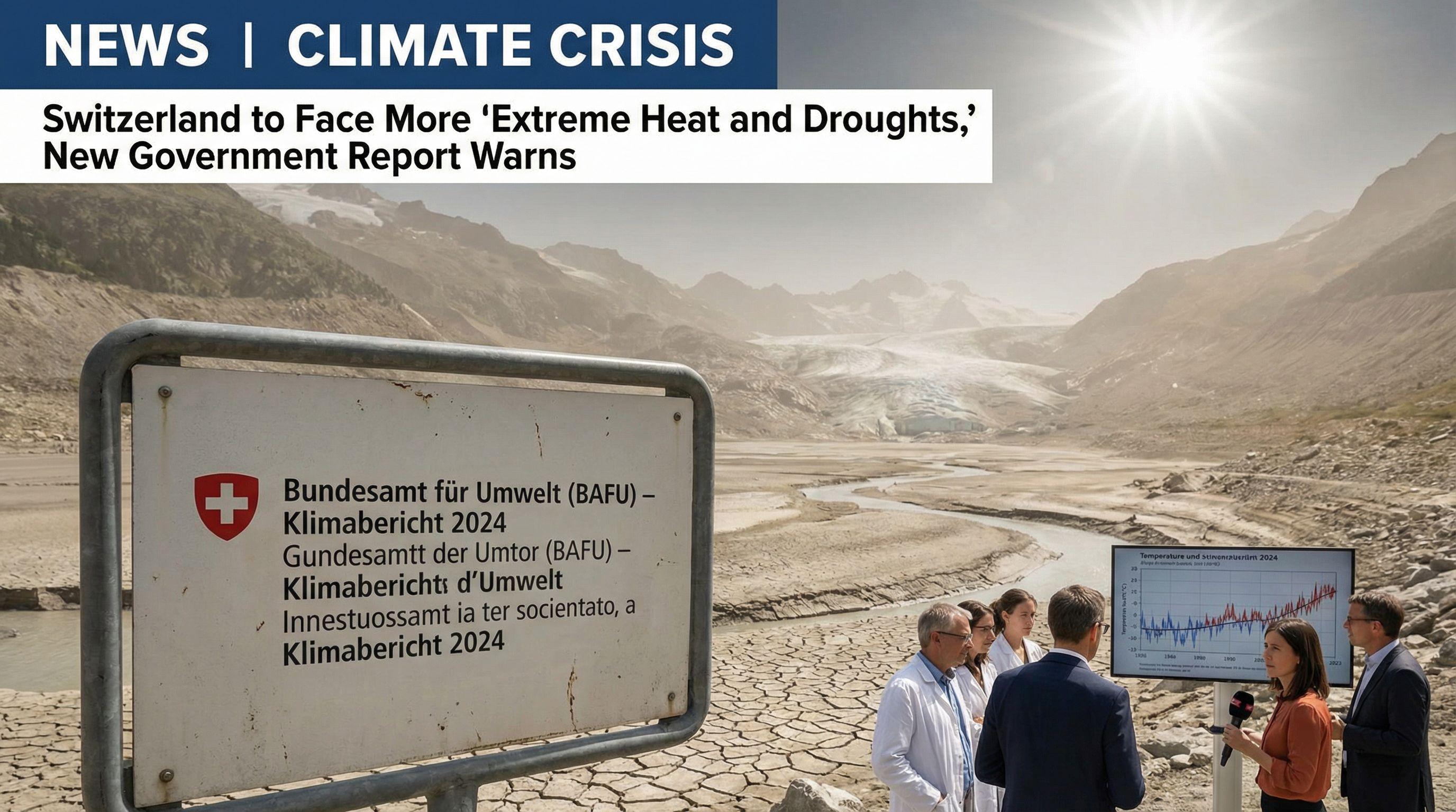 Switzerland to Face More 'Extreme Heat and Droughts,' New Government Report Warns