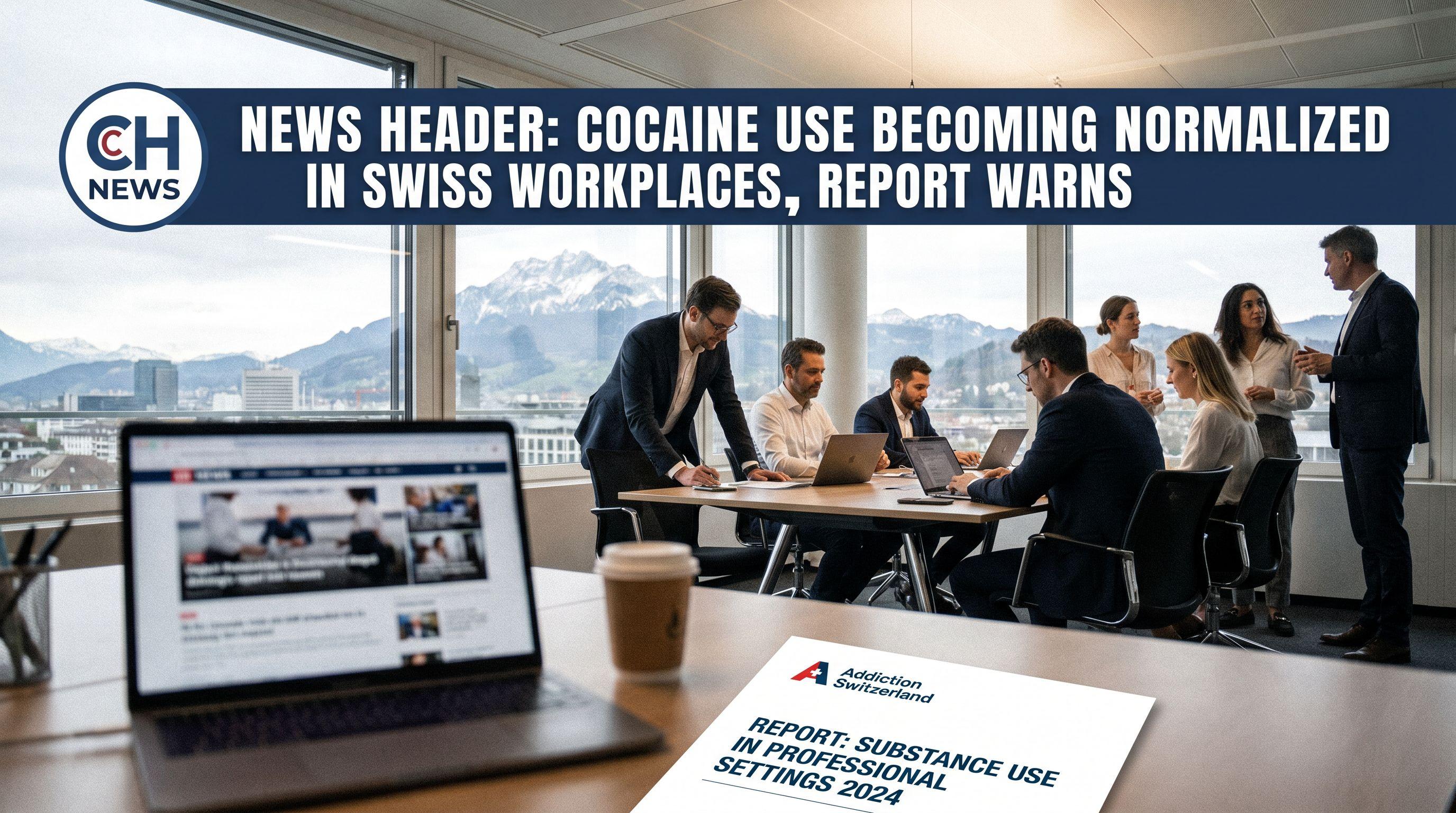 Cocaine Use Becoming Normalized in Swiss Workplaces, Report Warns