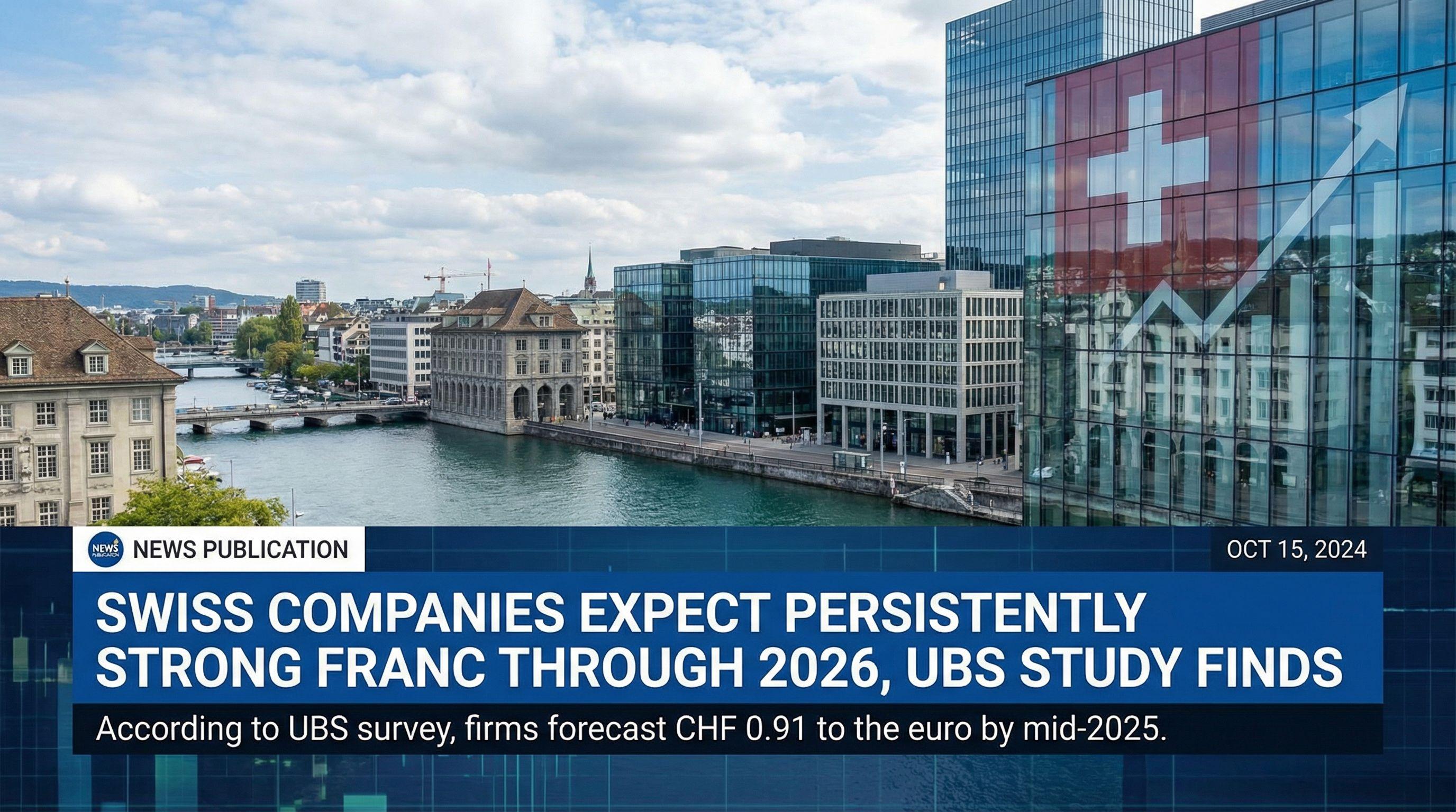 Swiss Companies Expect Persistently Strong Franc Through 2026, UBS Study Finds