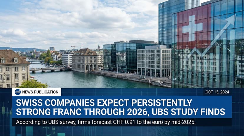 Swiss Companies Expect Persistently Strong Franc Through 2026, UBS Study Finds