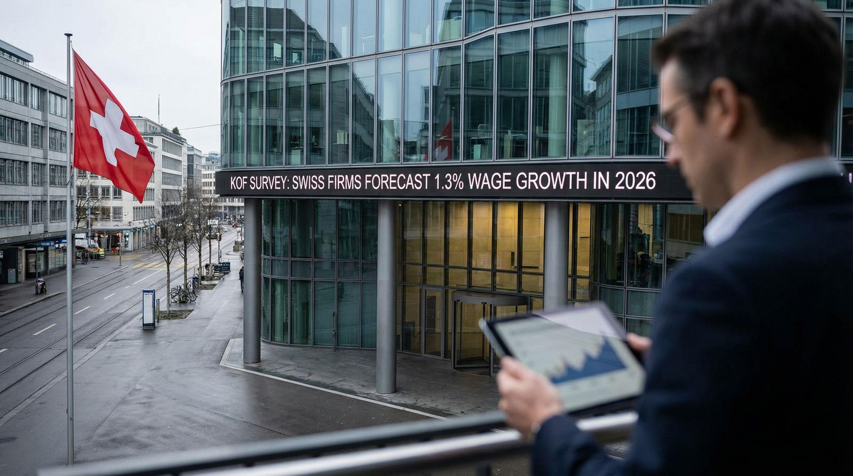 Swiss Companies Project 1.3% Wage Growth for 2026