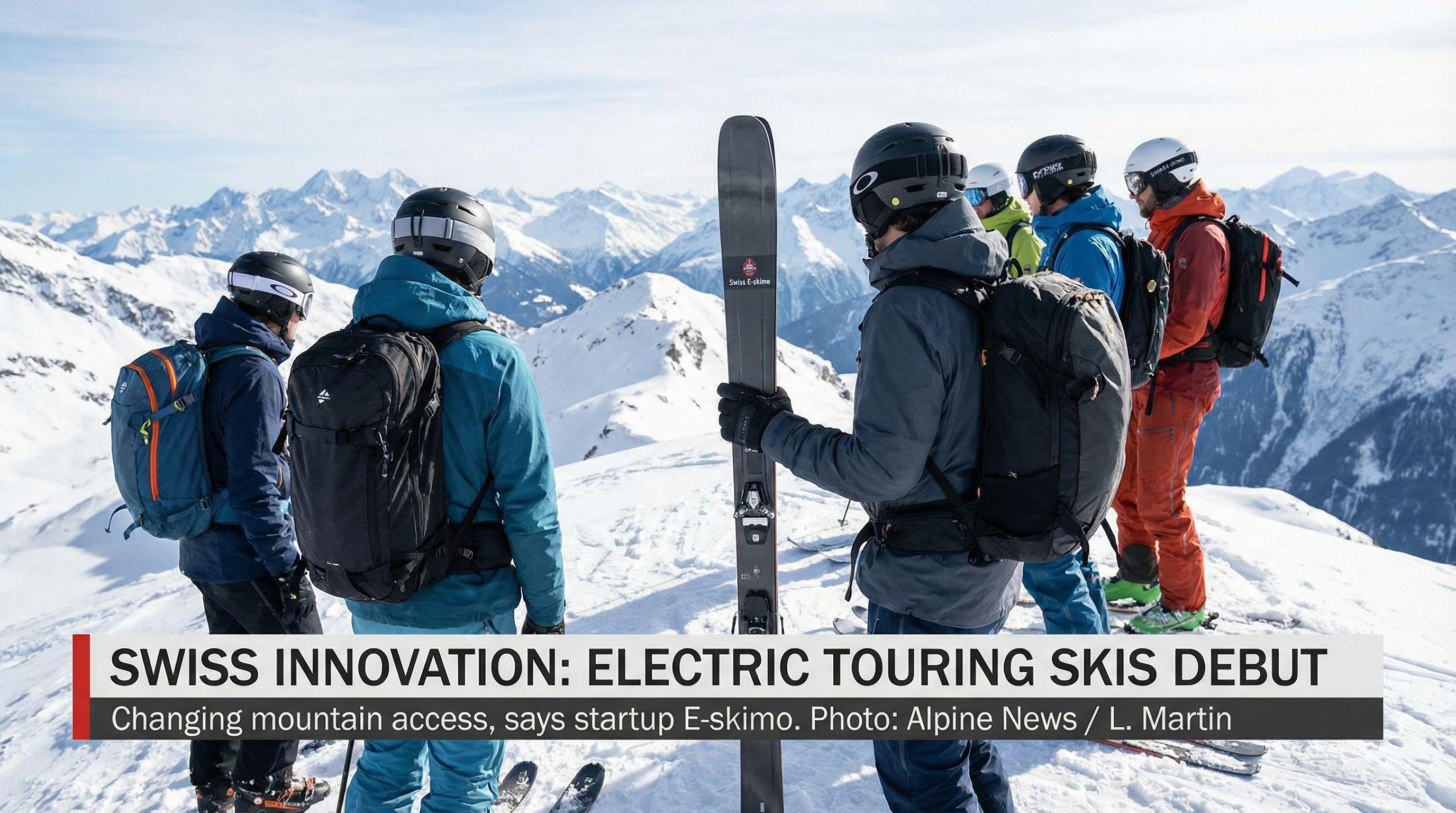 Swiss Company Revolutionizes Winter Sports with Electric Touring Skis