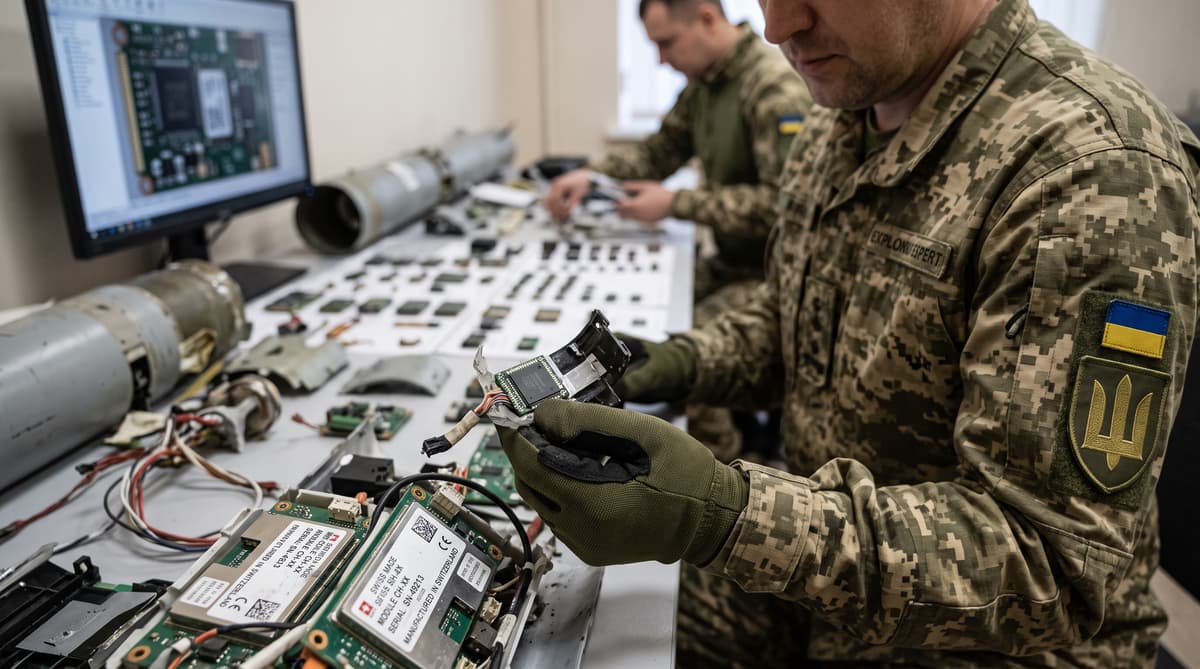 Ukraine says Russian missiles contain components from Swiss companies