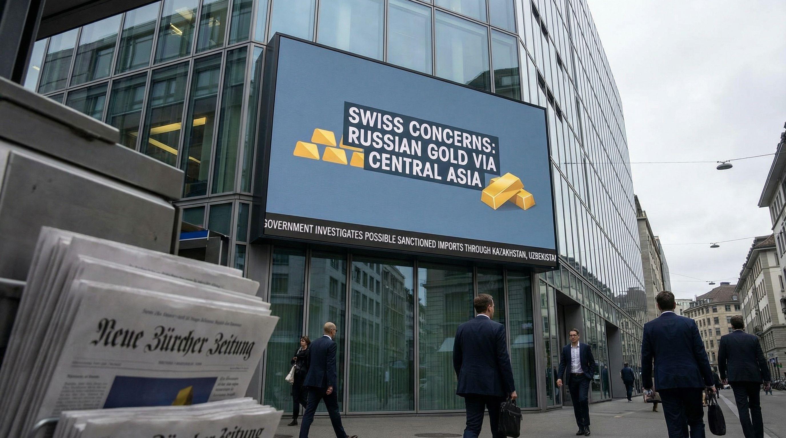 Swiss Concerns Over Russian Gold Via Central Asia