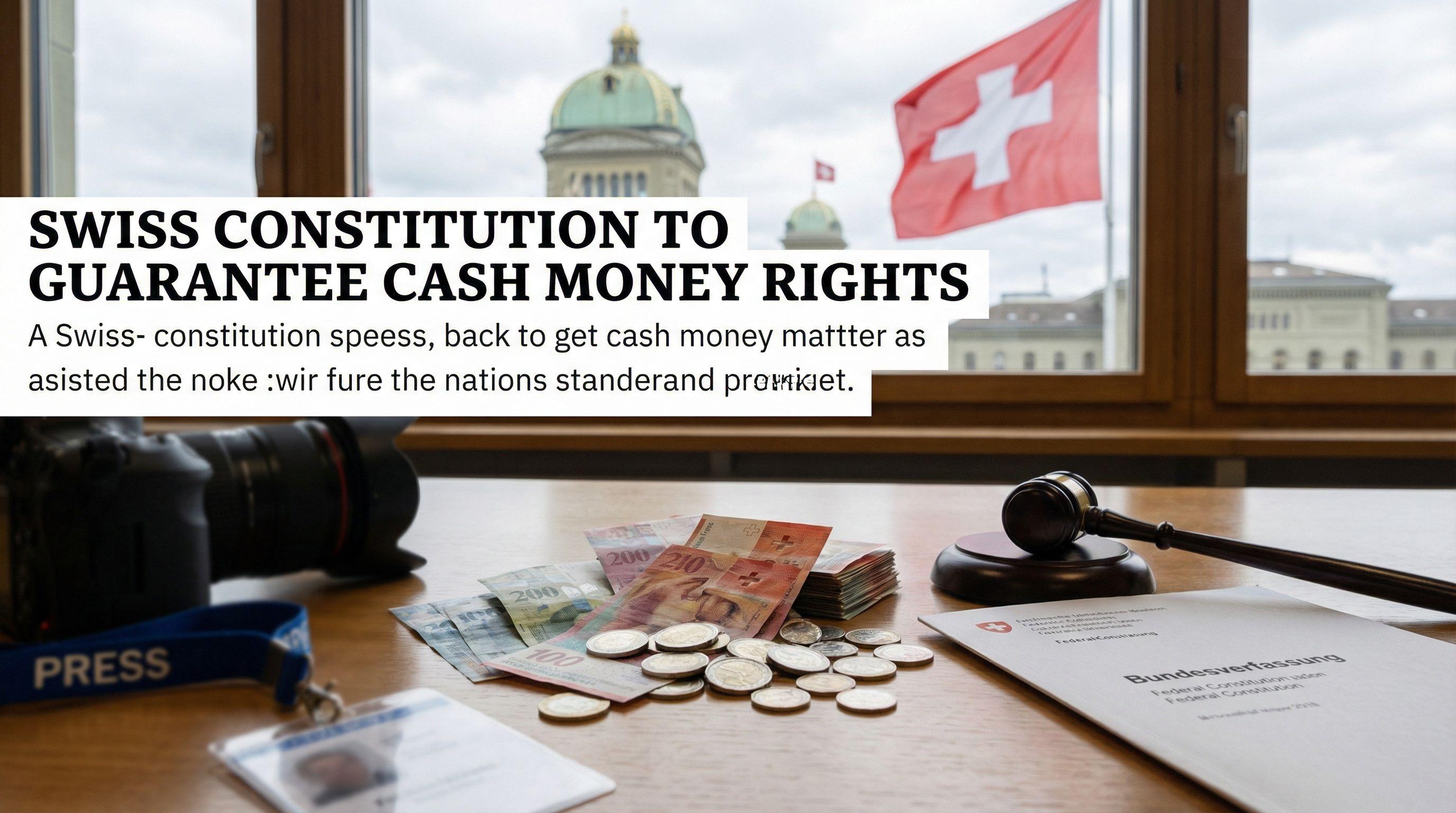 Swiss Constitution to Guarantee Cash Money Rights