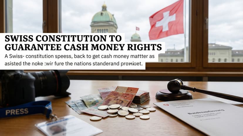 Swiss Constitution to Guarantee Cash Money Rights