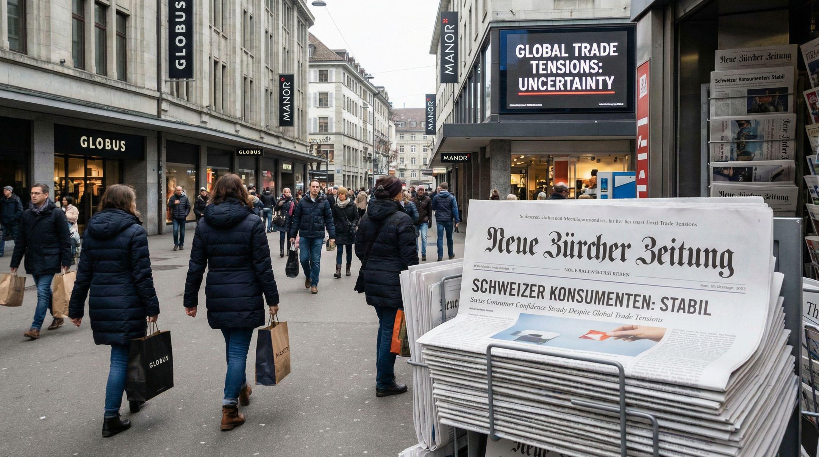Swiss Consumer Confidence Steady Despite Global Trade Tensions