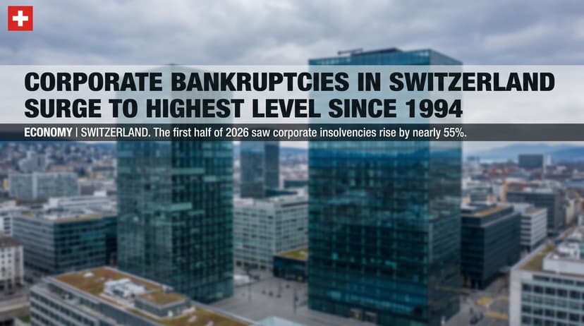 Corporate Bankruptcies in Switzerland Surge to Highest Level Since 1994