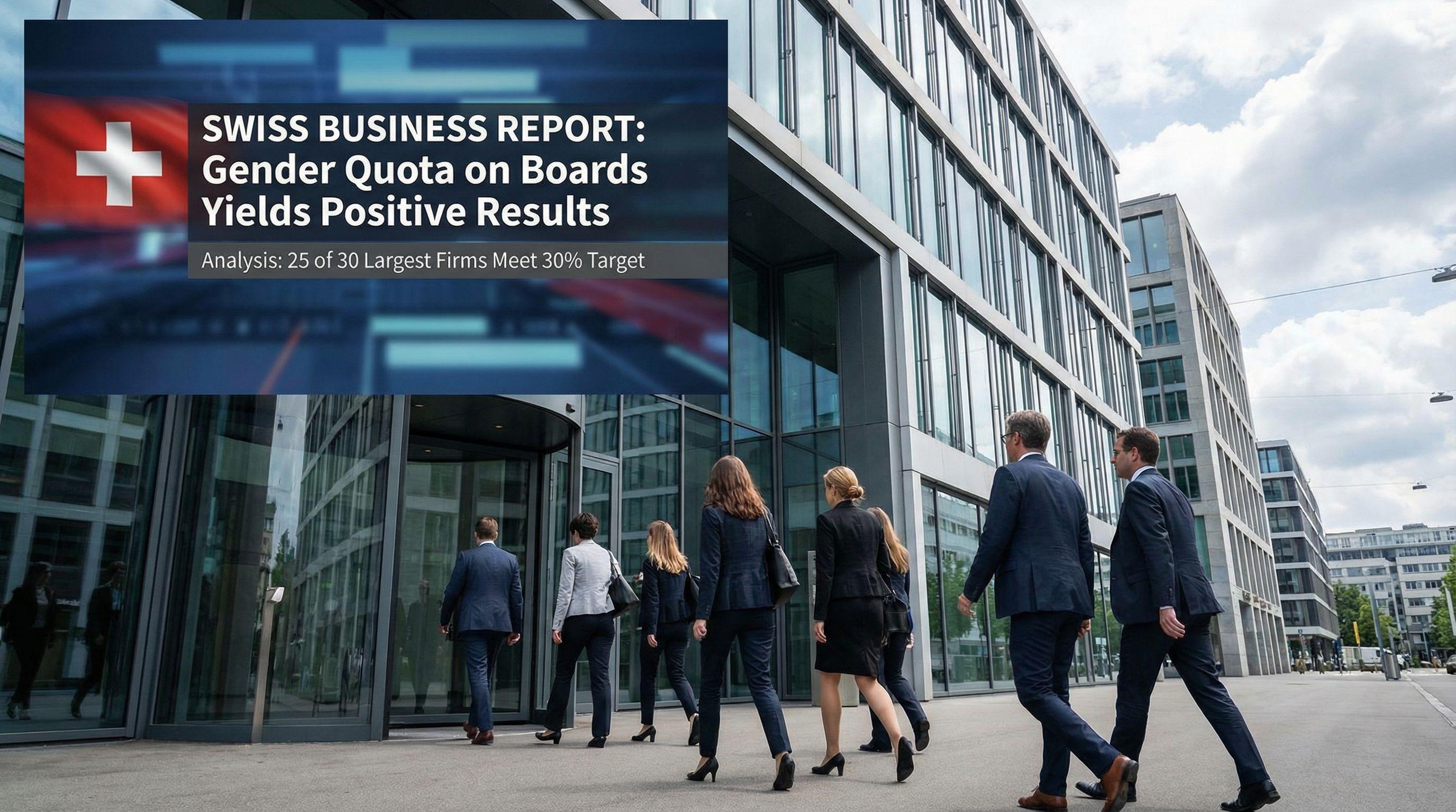 Gender Quota on Swiss Corporate Boards Yields Positive Results