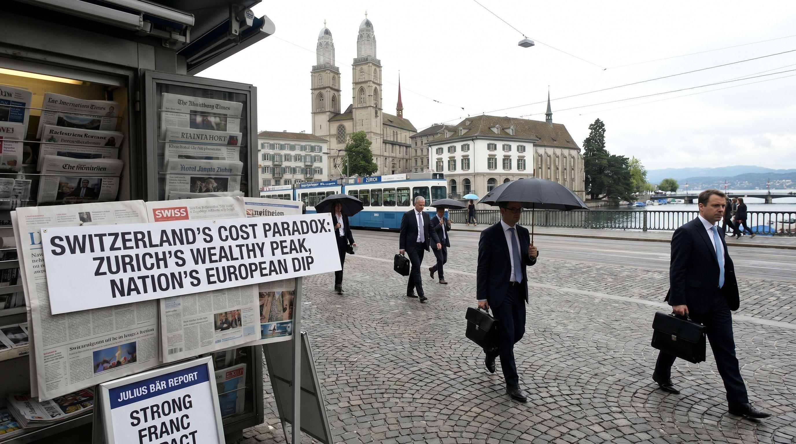 The Swiss Cost of Living: Zurich Ranks High for Wealthy, but Nation No Longer Priciest in Europe