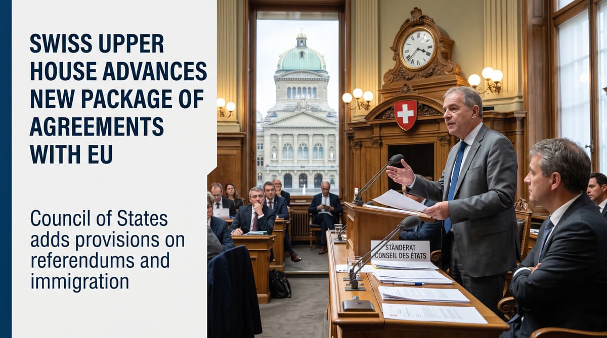 Swiss upper house advances new package of agreements with EU