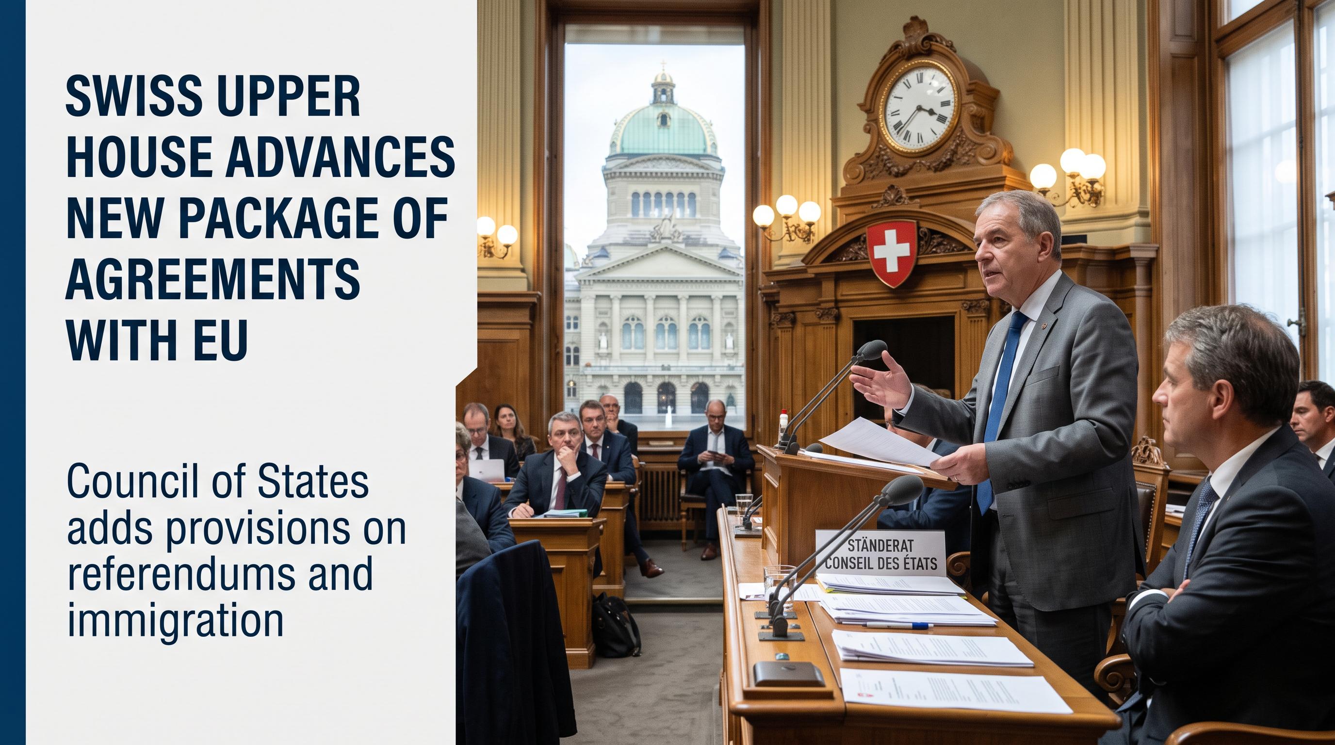 Swiss upper house advances new package of agreements with EU