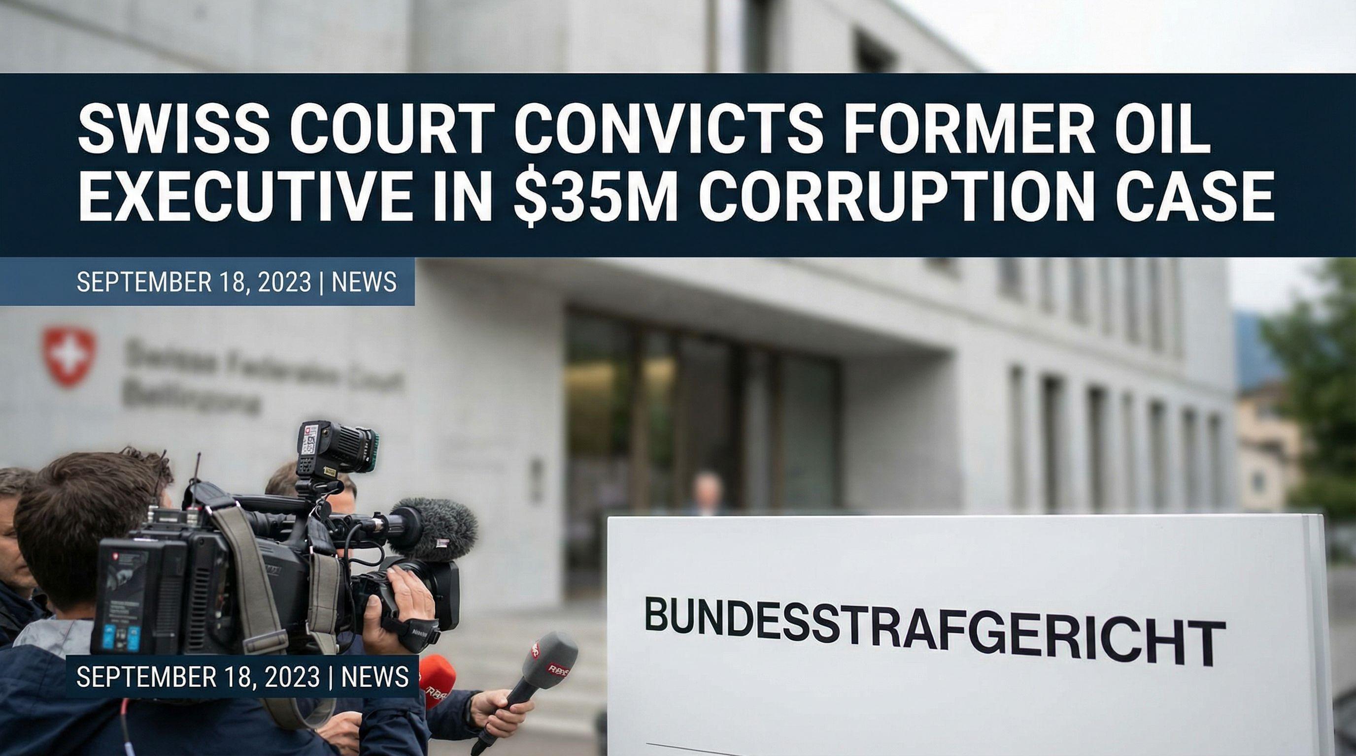 Swiss Court Convicts Former Oil Executive in $35M Corruption Case