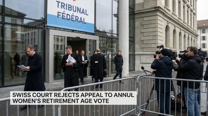 Swiss Court Rejects Appeal to Annul Women's Retirement Age Vote