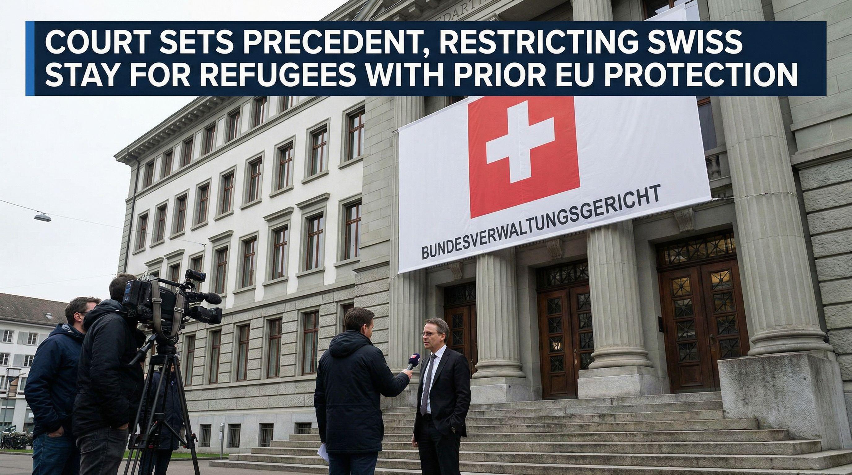Court Sets Precedent, Restricting Swiss Stay for Refugees with Prior EU Protection