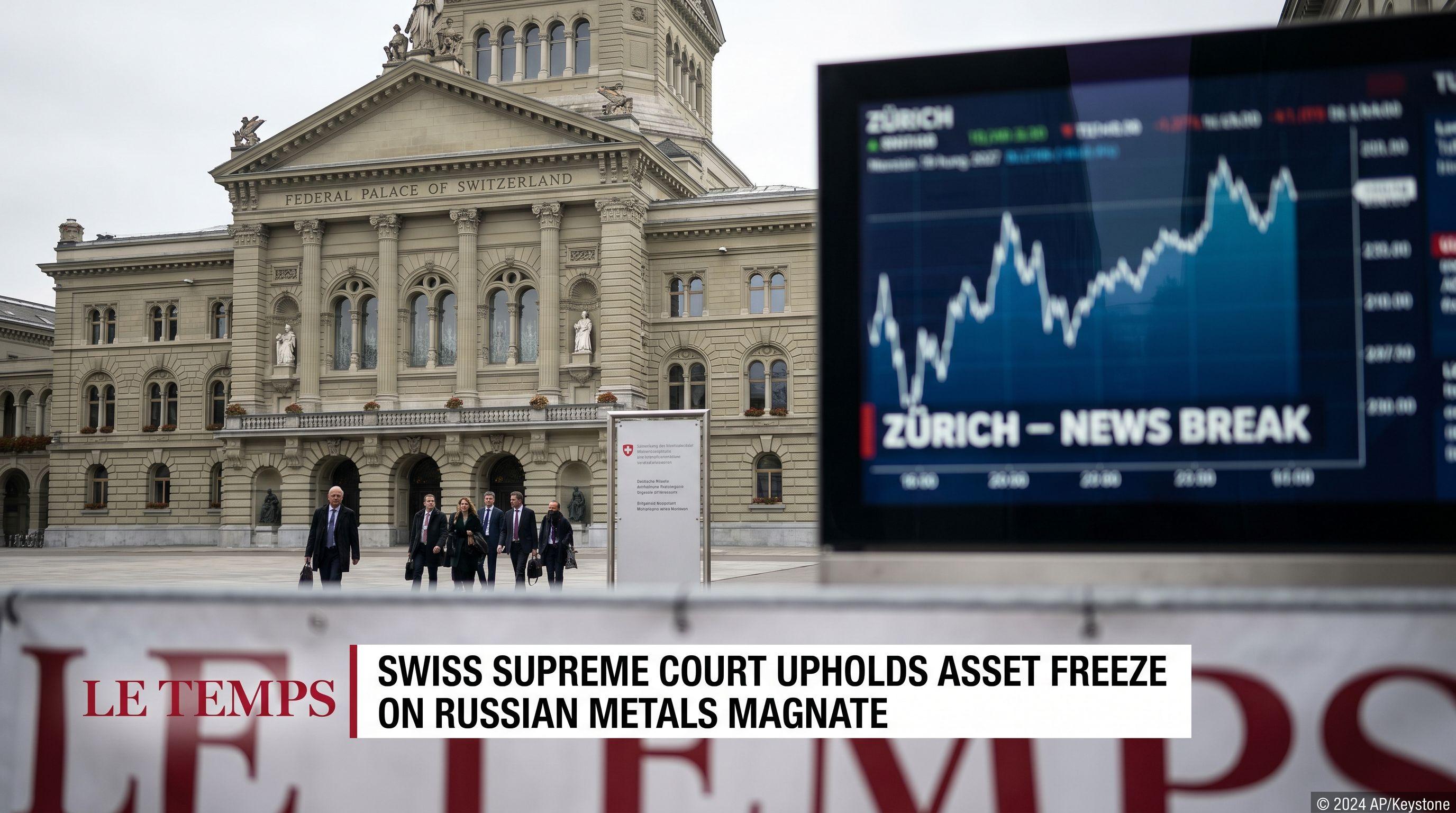 Swiss Supreme Court Upholds Asset Freeze on Russian Metals Magnate