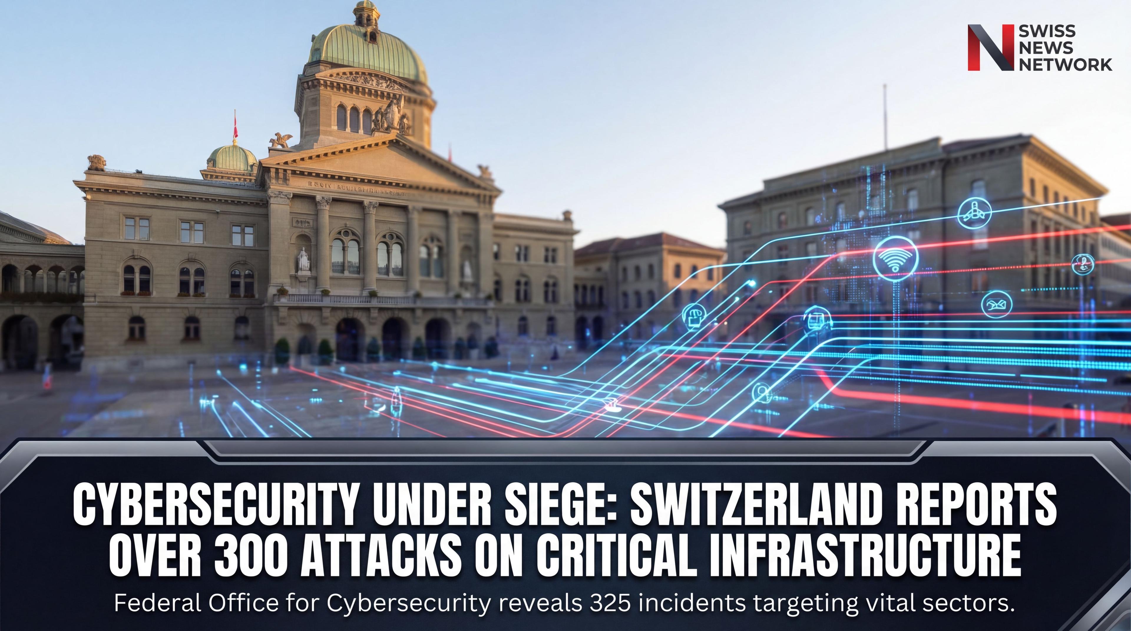 Cybersecurity Under Siege: Switzerland Reports Over 300 Attacks on Critical Infrastructure