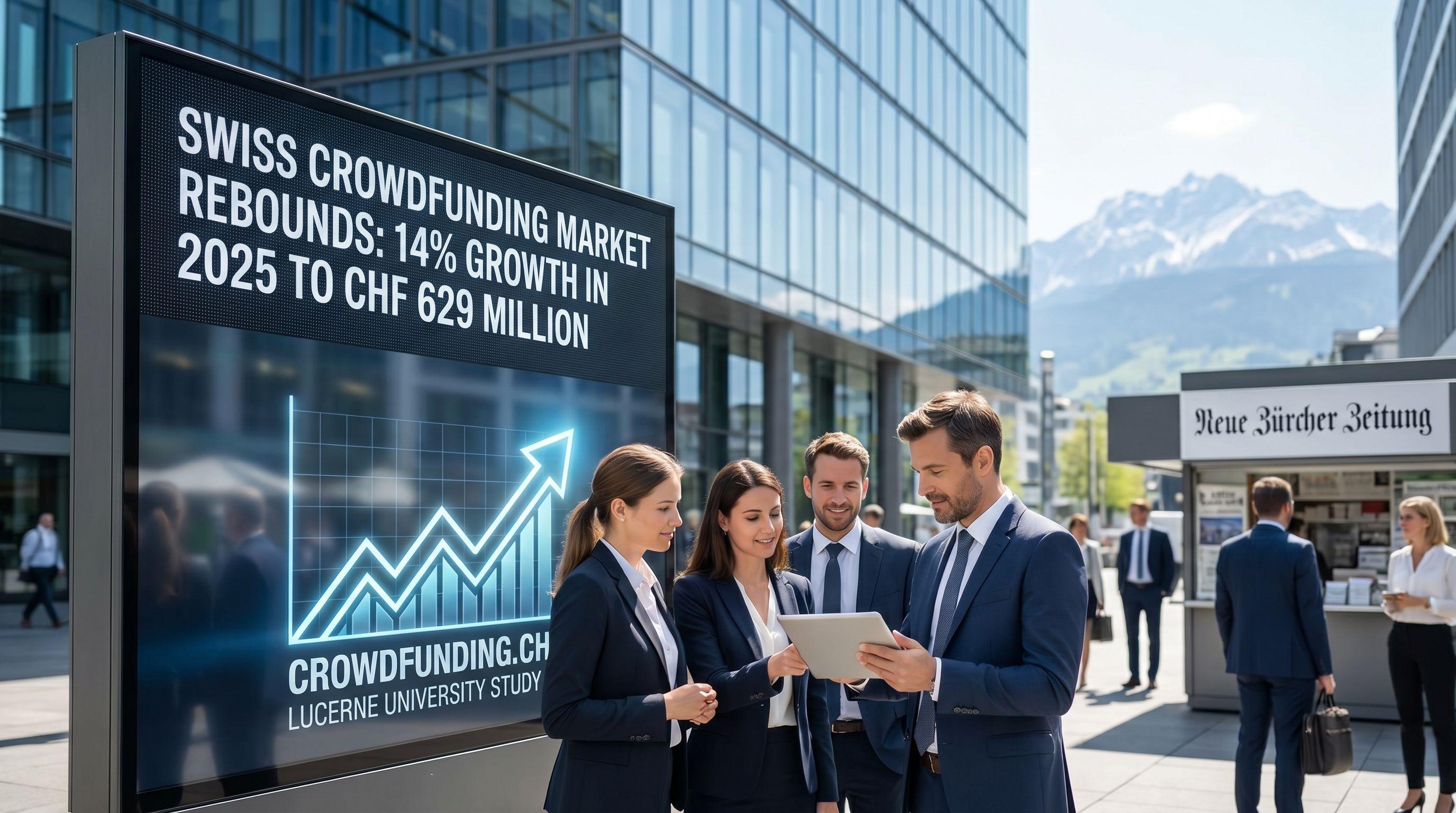 Swiss Crowdfunding Market Rebounds, Grows 14% After Three-Year Decline