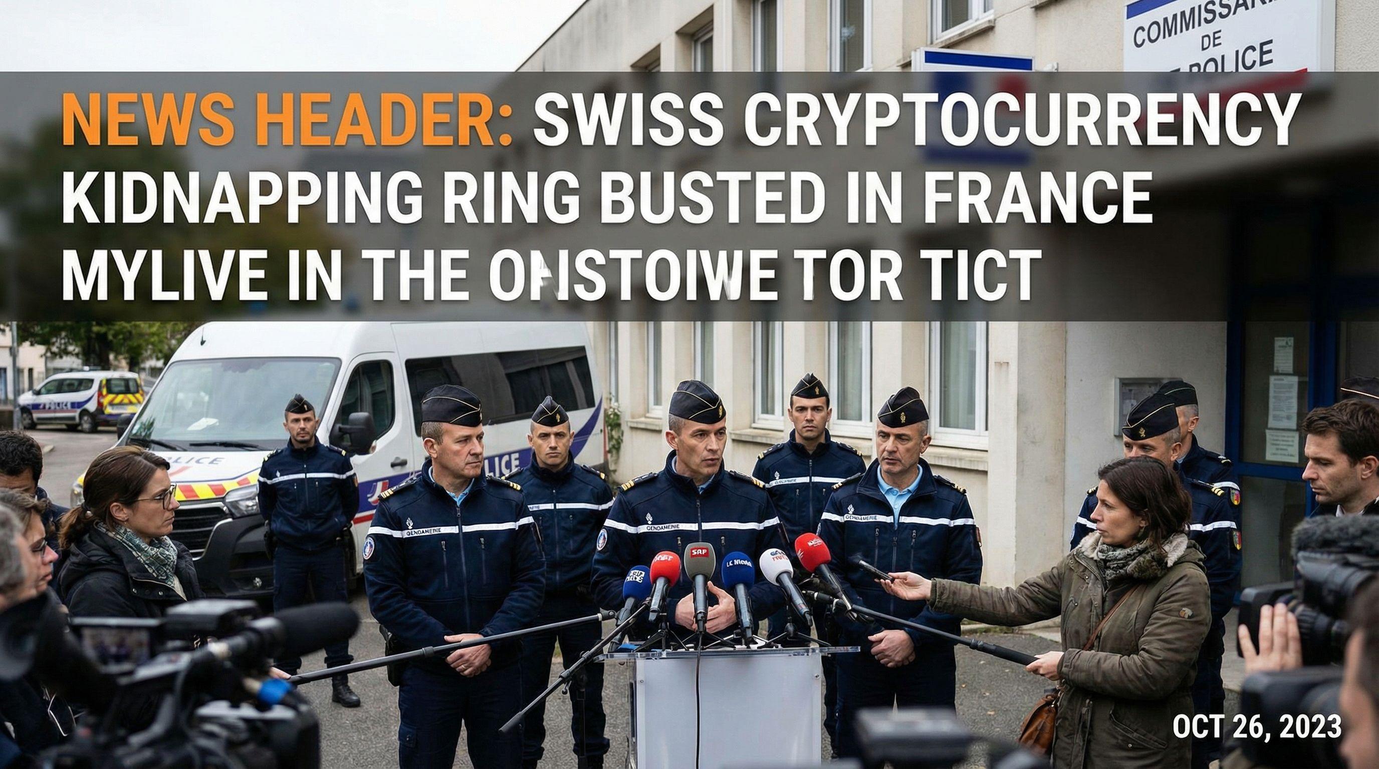 Swiss Cryptocurrency Kidnapping Ring Busted in France