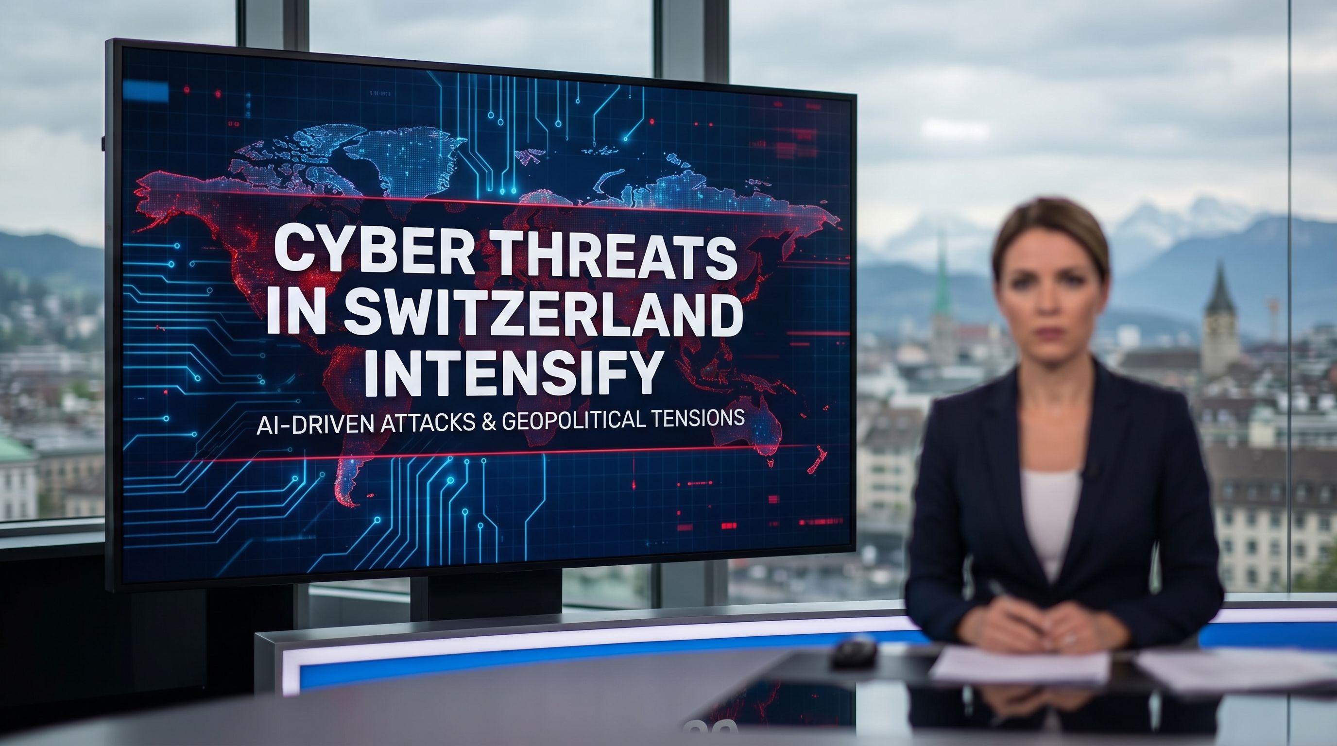Cyber Threats in Switzerland Intensify, Driven by AI and Geopolitical Tensions