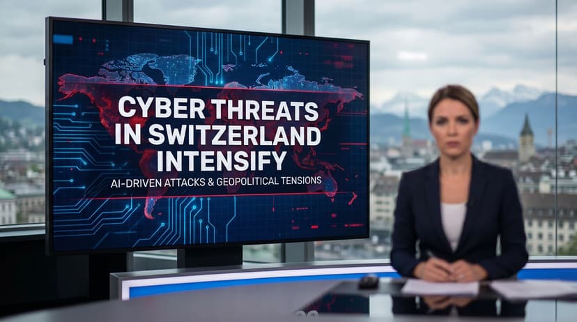 Cyber Threats in Switzerland Intensify, Driven by AI and Geopolitical Tensions
