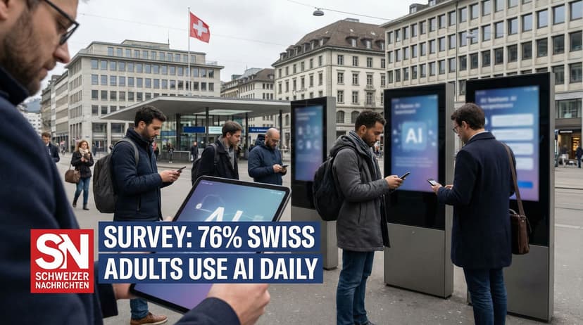 Survey Shows 76% of Swiss Adults Now Use AI in Daily Life