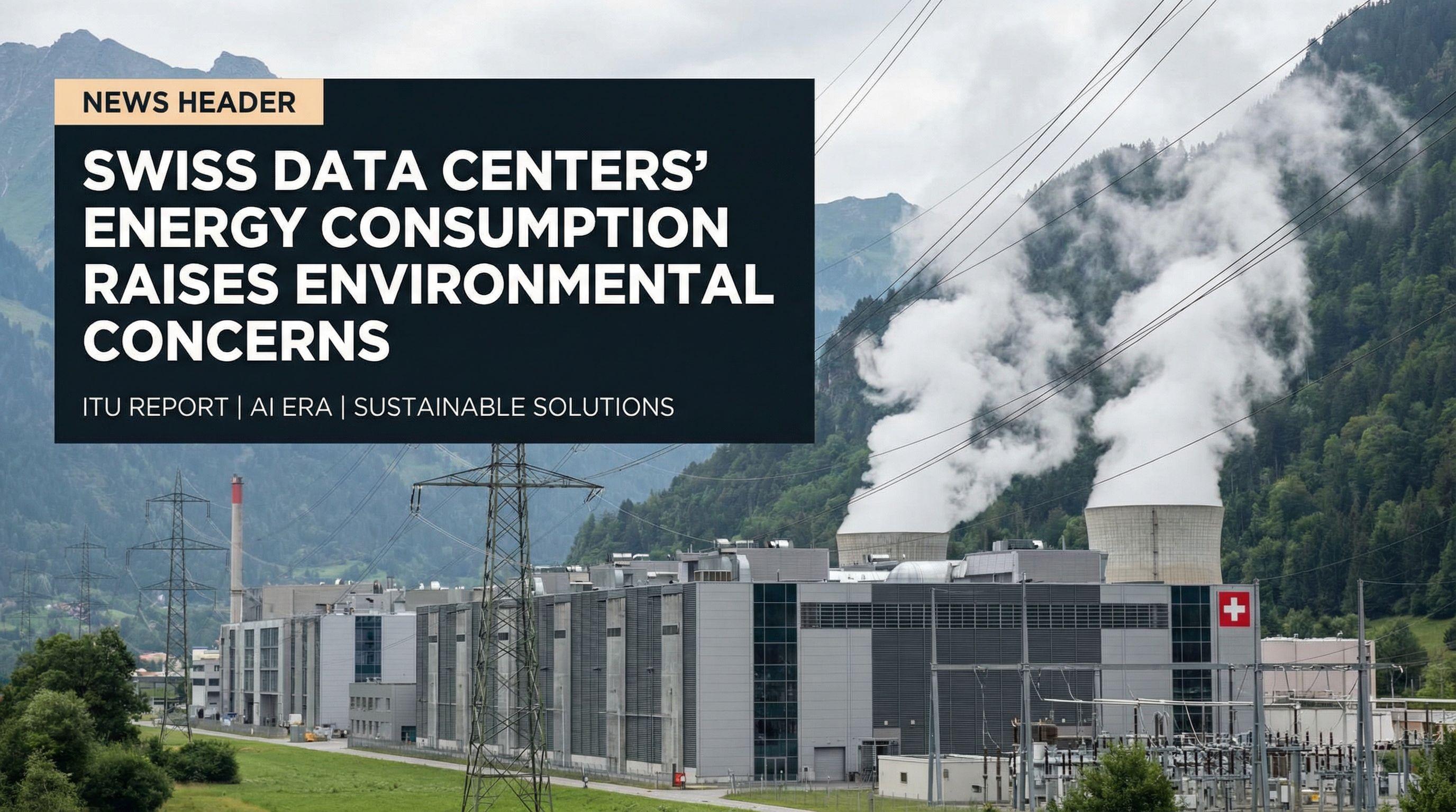 Swiss Data Centers' Energy Consumption Raises Environmental Concerns