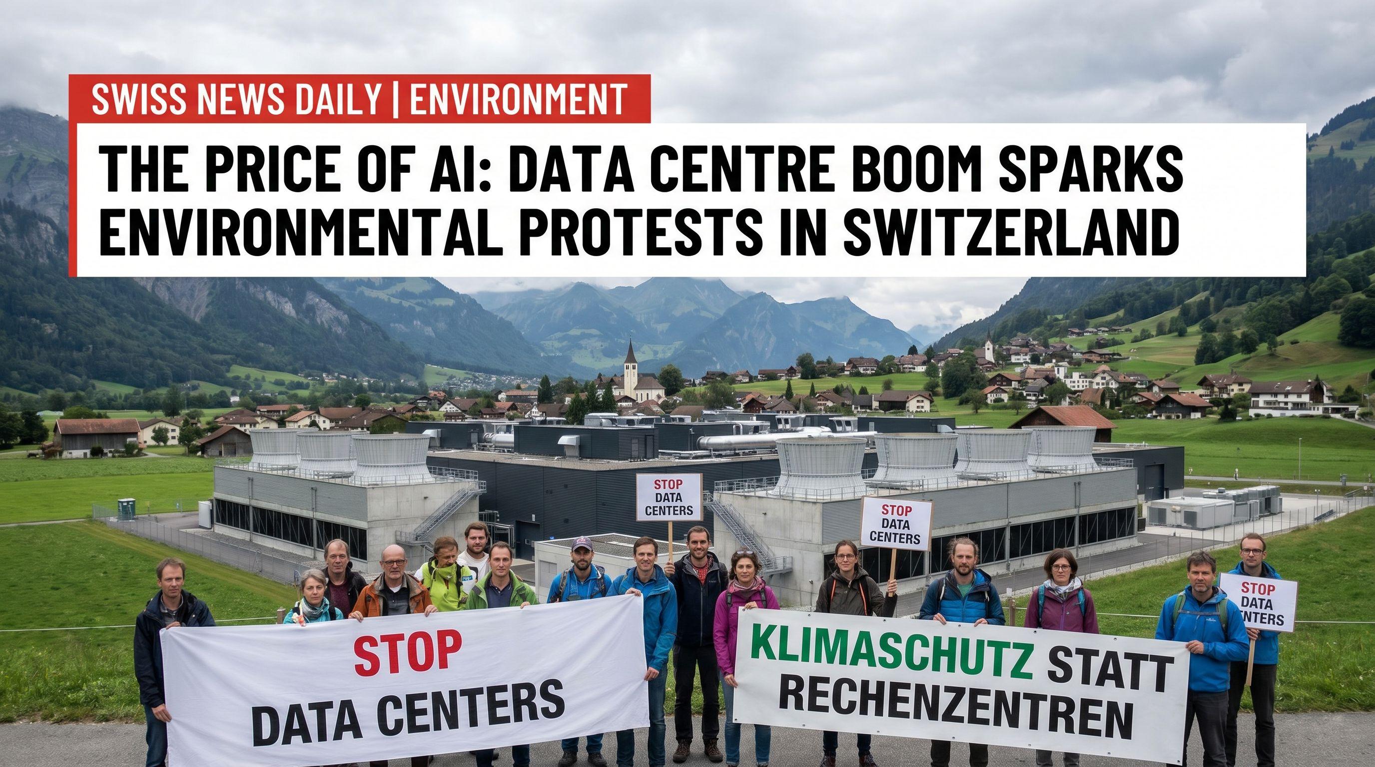The Price of AI: Data Centre Boom Sparks Environmental Protests in Switzerland