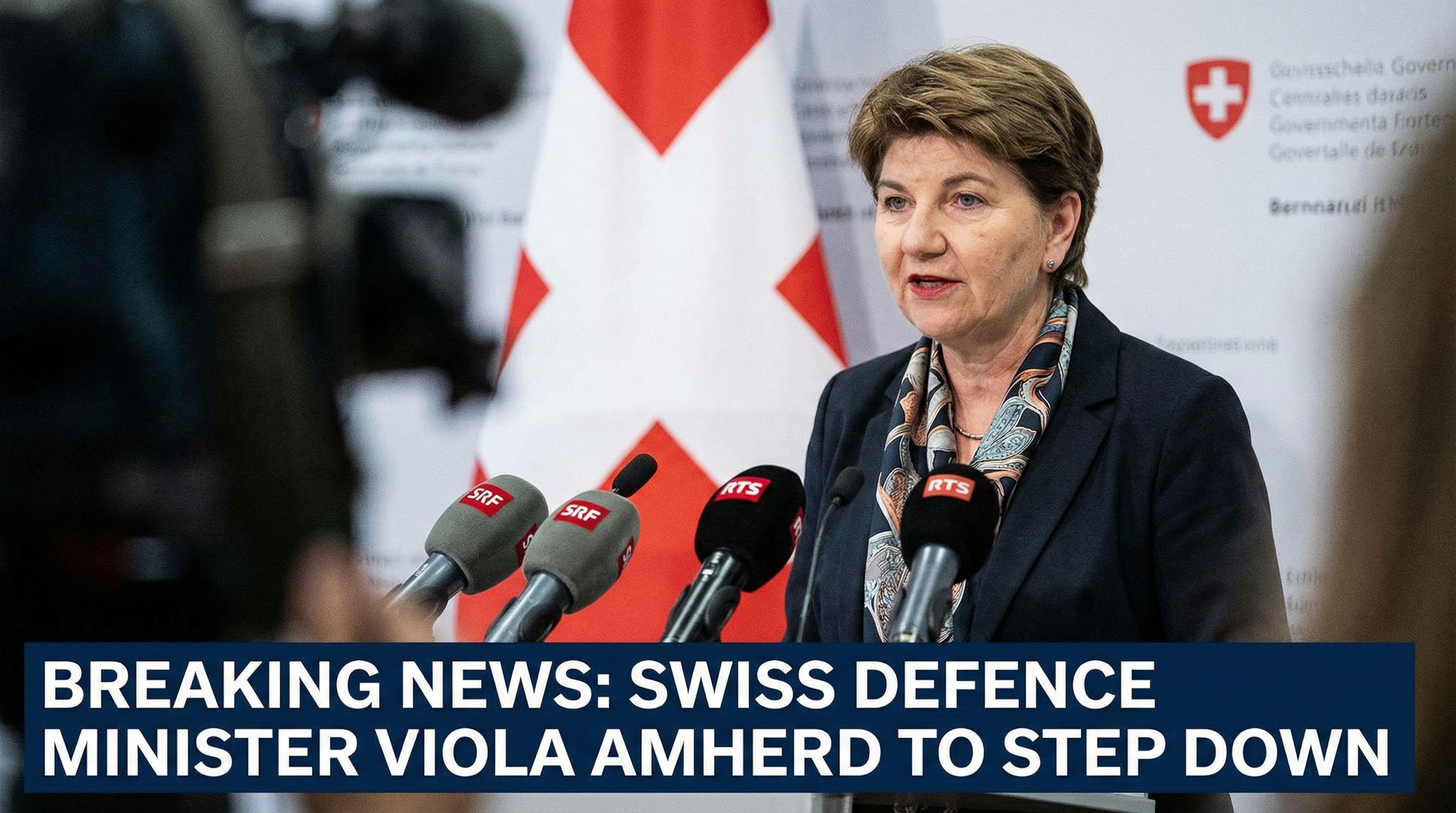 Swiss Defence Minister Viola Amherd to Step Down
