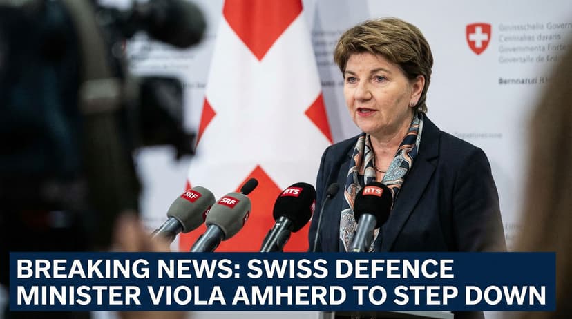 Swiss Defence Minister Viola Amherd to Step Down