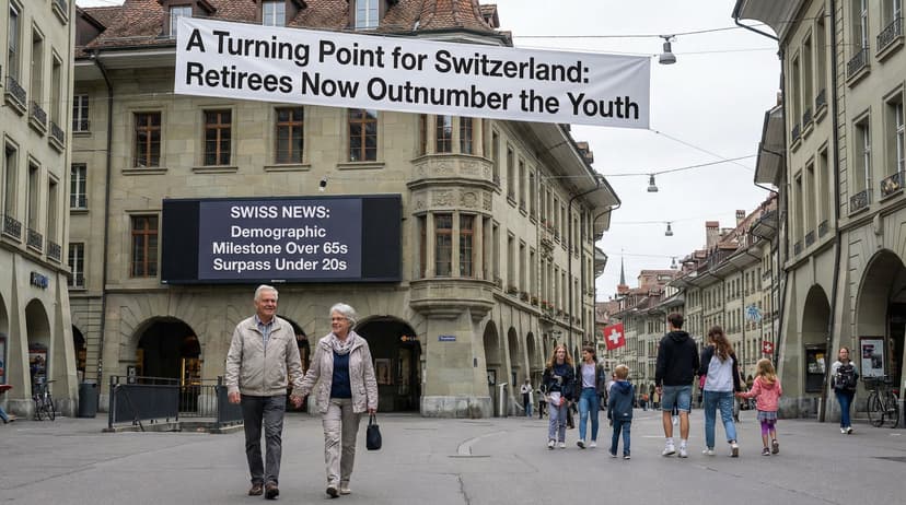 A Turning Point for Switzerland: Retirees Now Outnumber the Youth