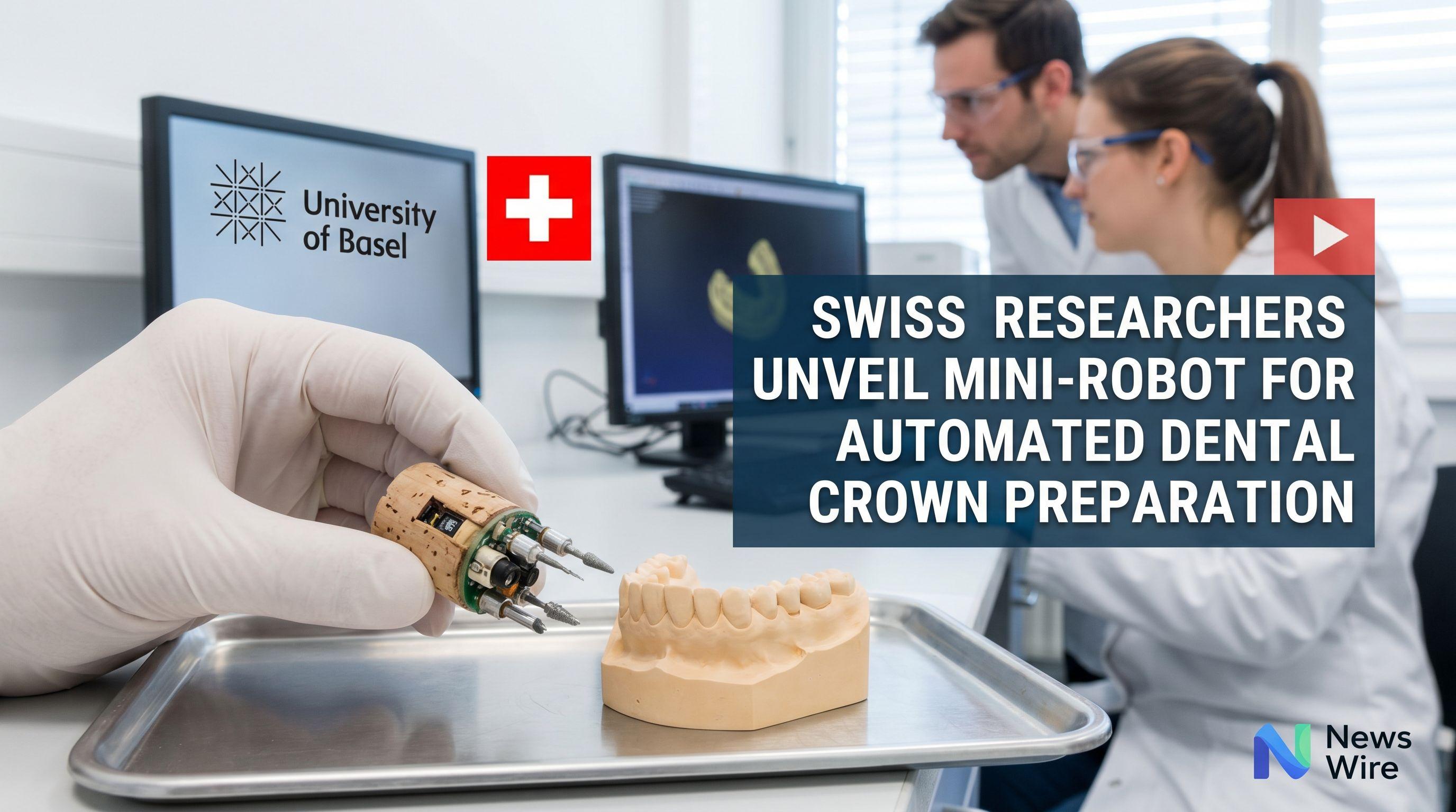 Swiss Researchers Unveil Mini-Robot for Automated Dental Crown Preparation