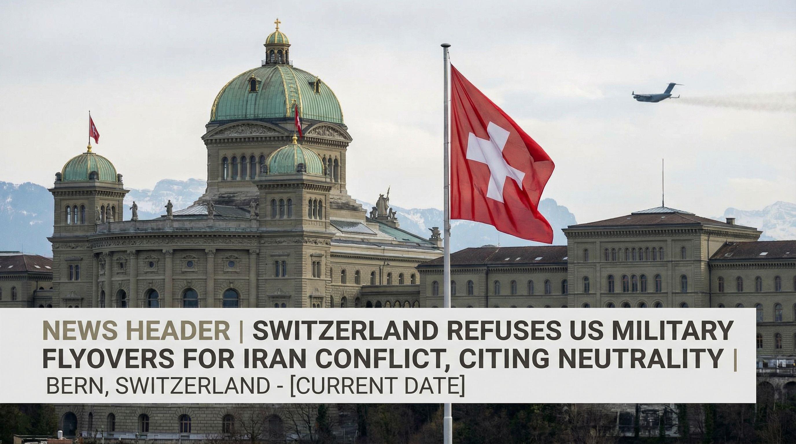 Switzerland Refuses US Military Flyovers for Iran Conflict, Citing Neutrality