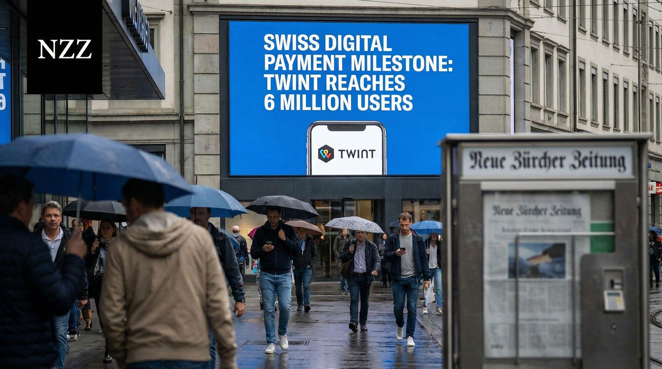 Swiss Digital Payment Milestone: Twint Reaches 6 Million Users