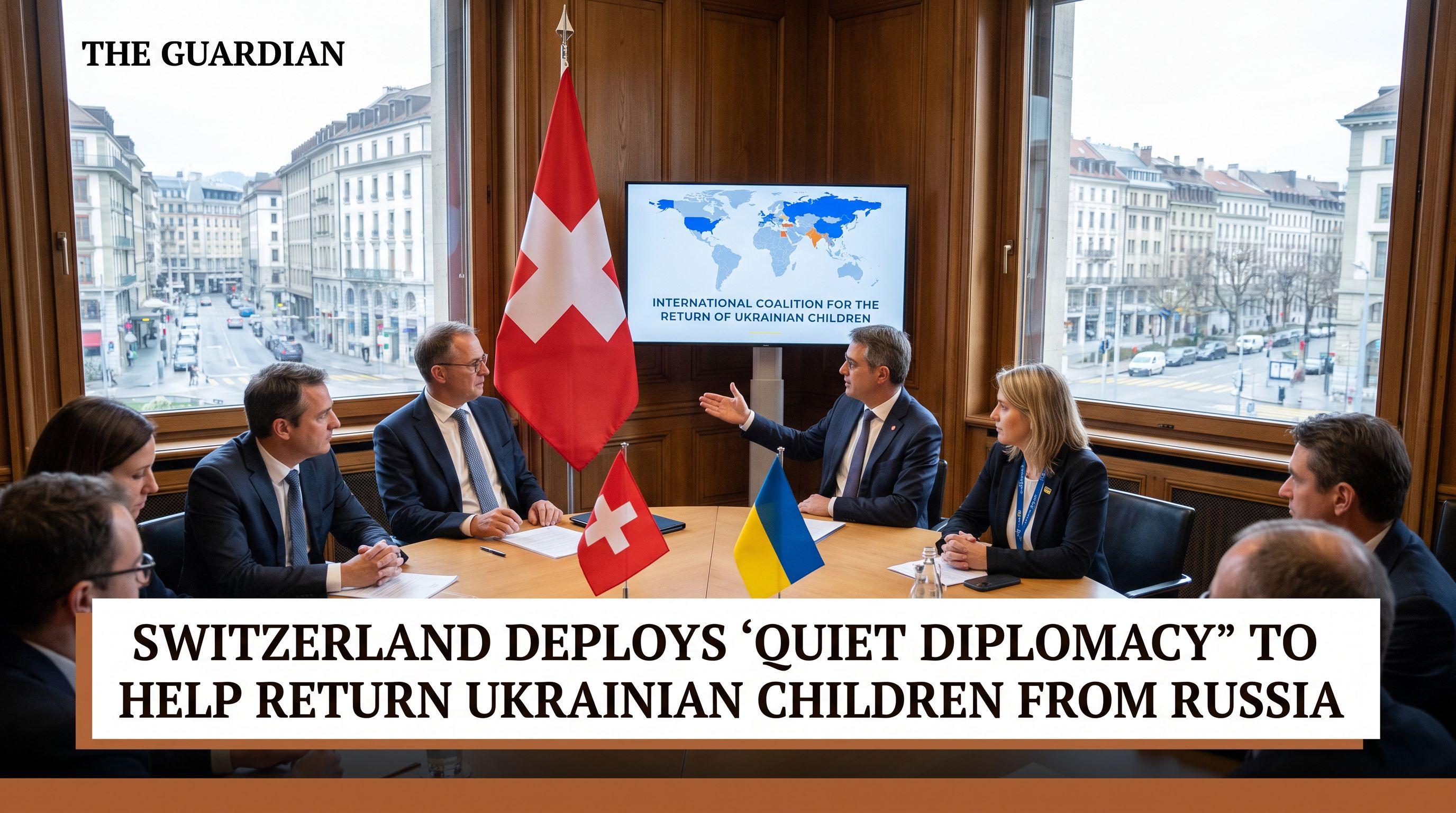 Switzerland Deploys 'Quiet Diplomacy' to Help Return Ukrainian Children from Russia