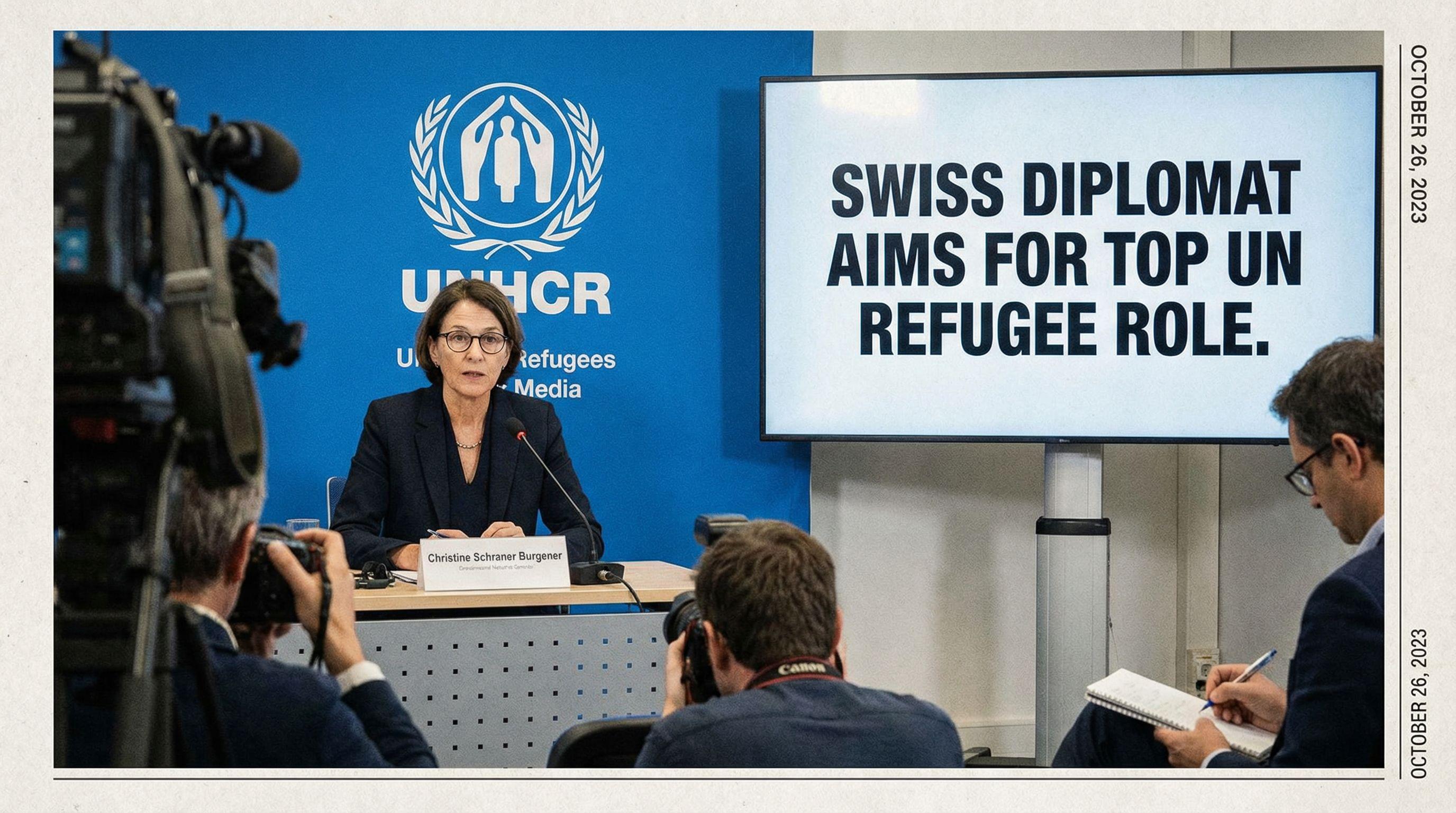 Swiss Diplomat Aims for Top UN Refugee Role