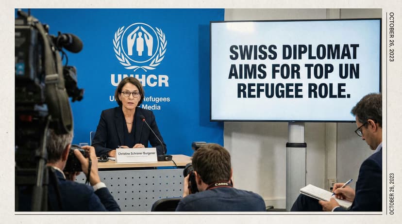 Swiss Diplomat Aims for Top UN Refugee Role