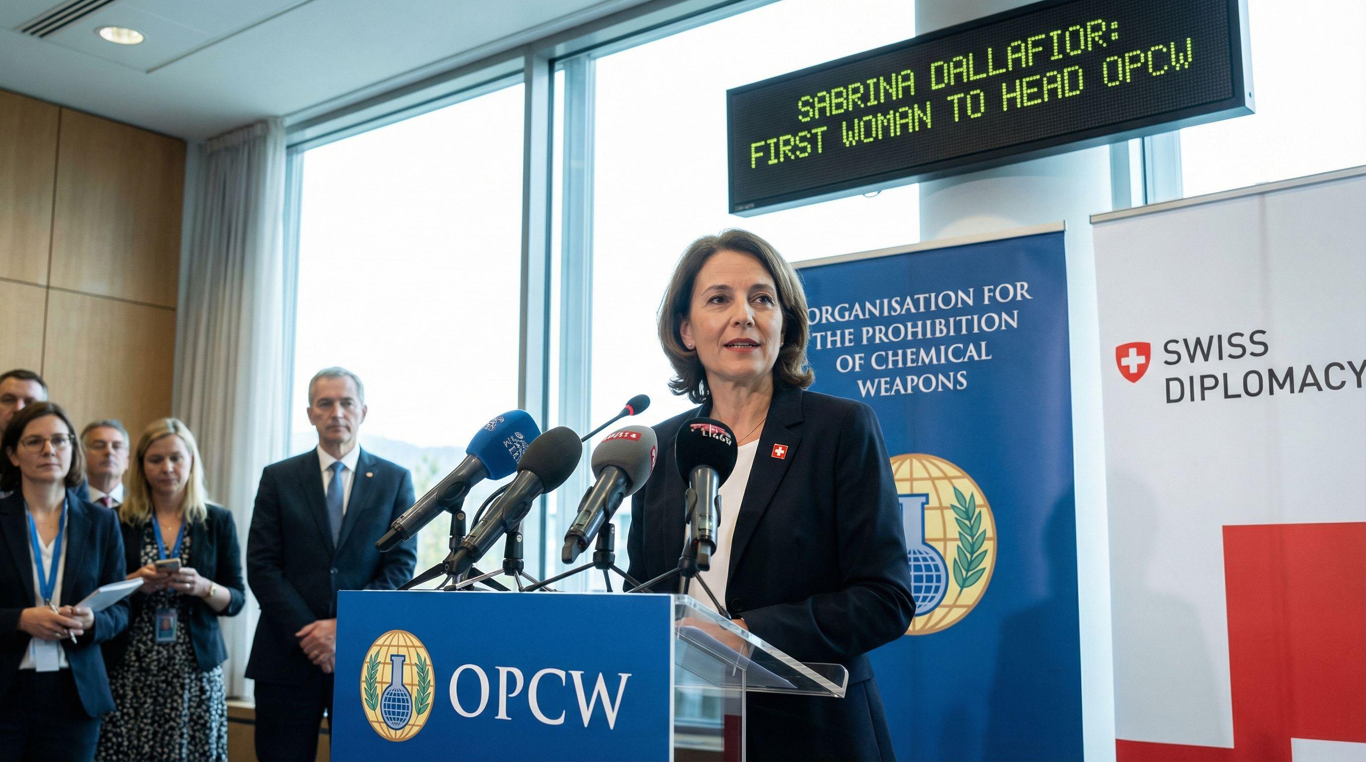 Swiss Diplomat Sabrina Dallafior to Be First Woman to Head Chemical Weapons Watchdog