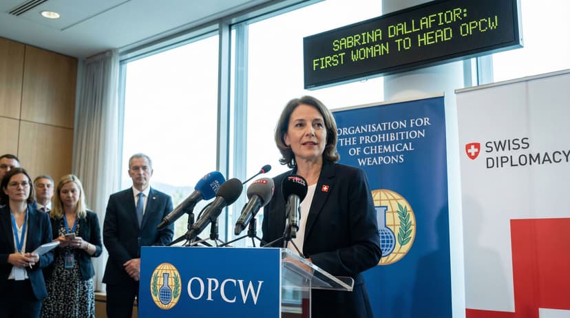 Swiss Diplomat Sabrina Dallafior to Be First Woman to Head Chemical Weapons Watchdog