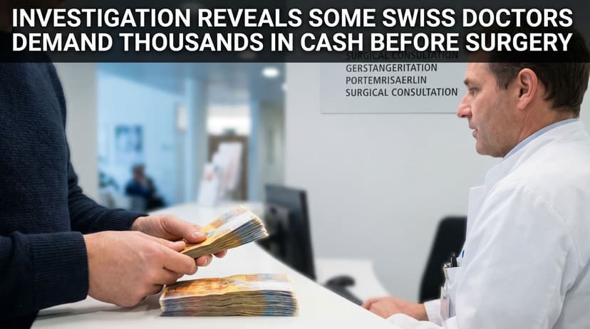 Investigation Reveals Some Swiss Doctors Demand Thousands in Cash Before Surgery