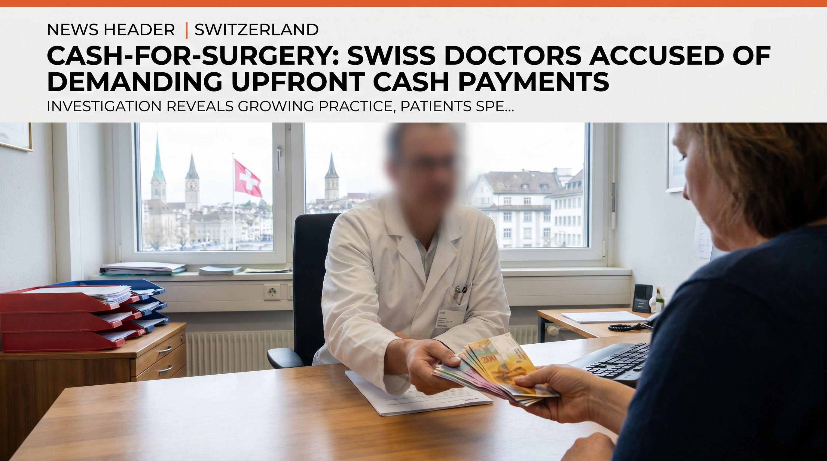 Cash-for-Surgery: Swiss Doctors Accused of Demanding Upfront Cash Payments